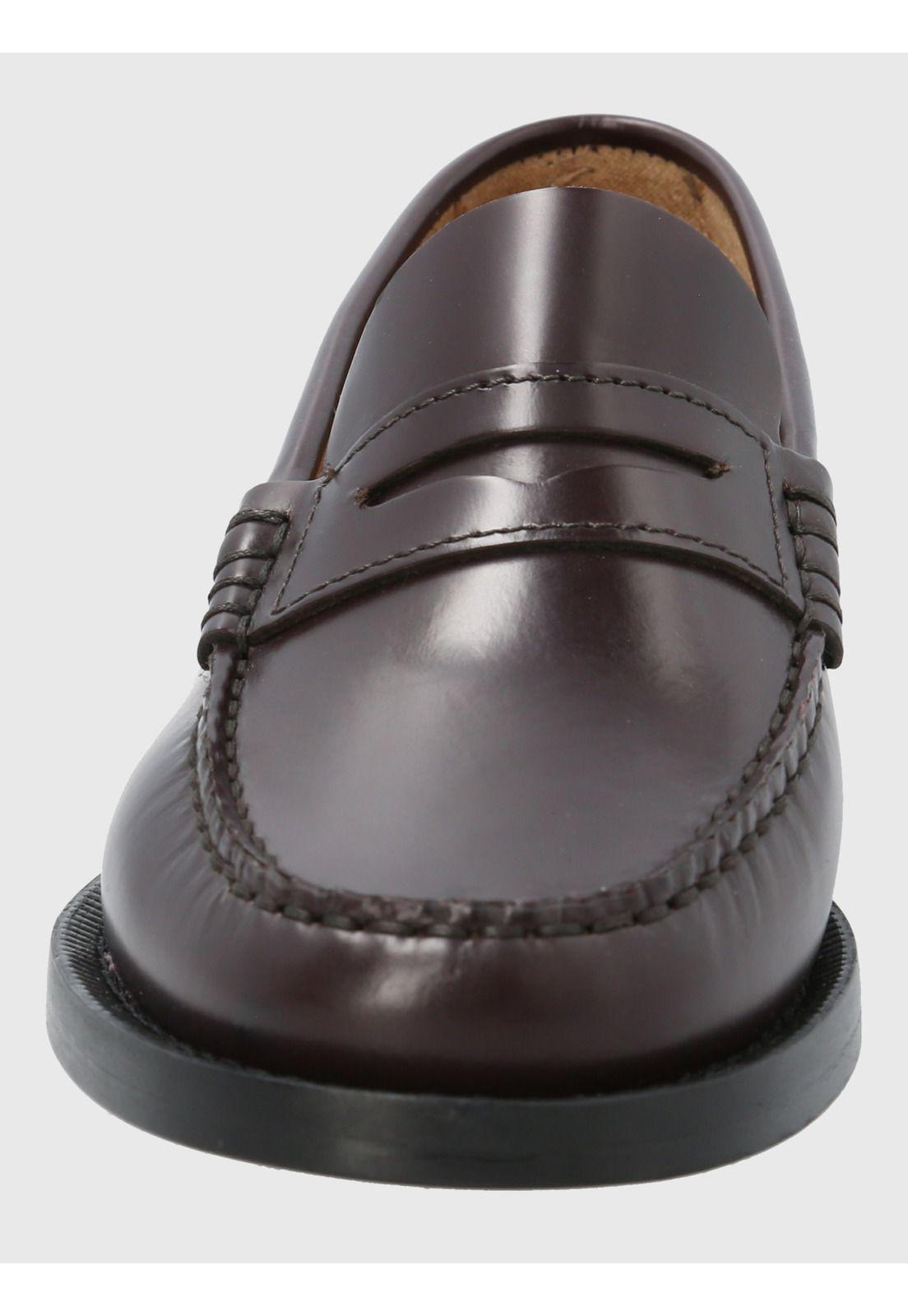 Mocasin Mujer Italiano Cuero Madri Burdeo-3