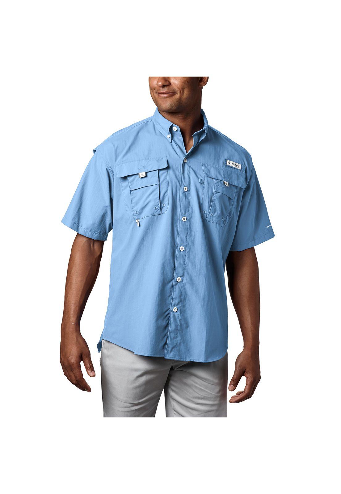 Camisa M/C Hombre Bahama Ii S/S Shirt Azul-0