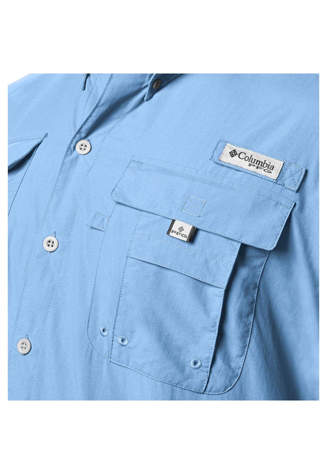 Camisa M/C Hombre Bahama Ii S/S Shirt Azul-1