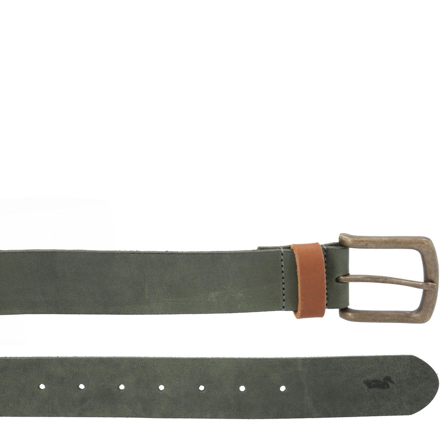 Cinturón Cuero Hombre Rmg Lubeck Verde-1