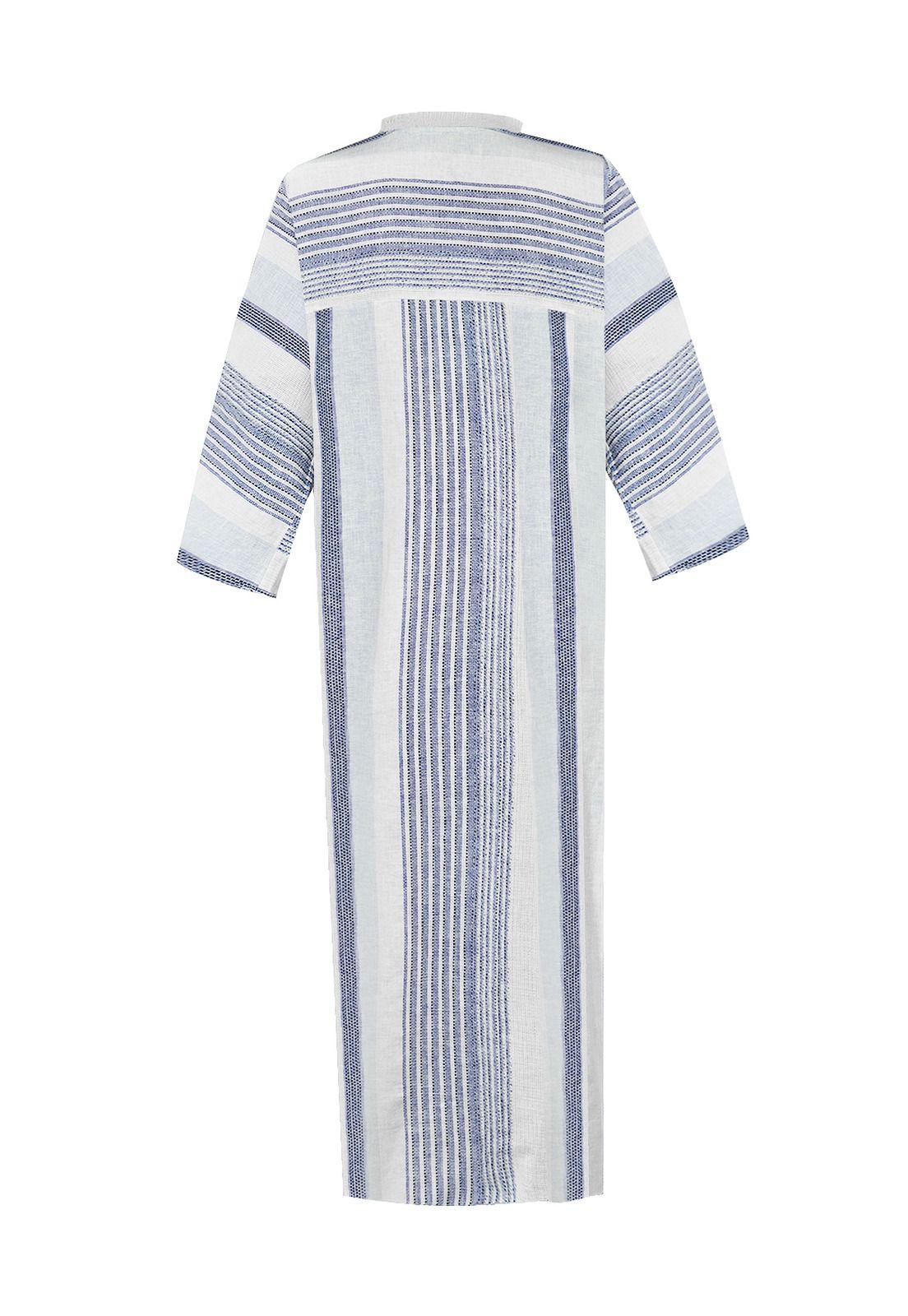 vestido Algodón Orgánico Azul Kala Mujer -1