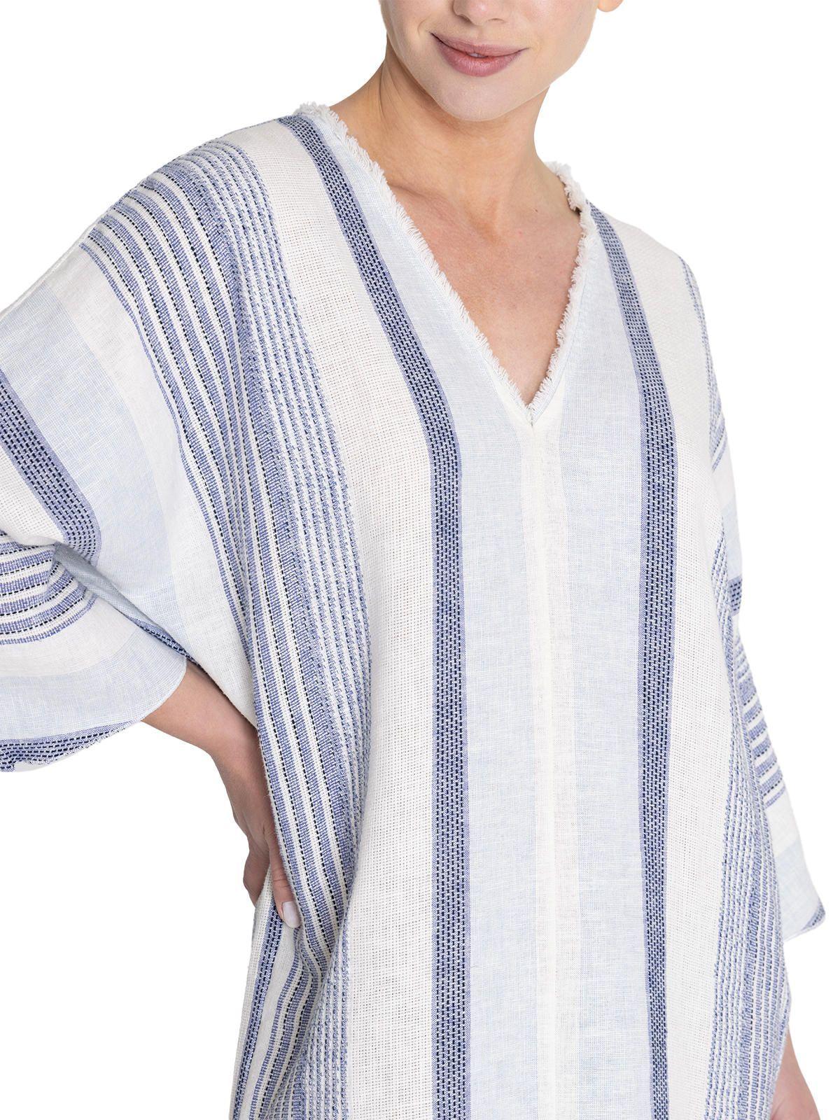vestido Algodón Orgánico Azul Kala Mujer -8