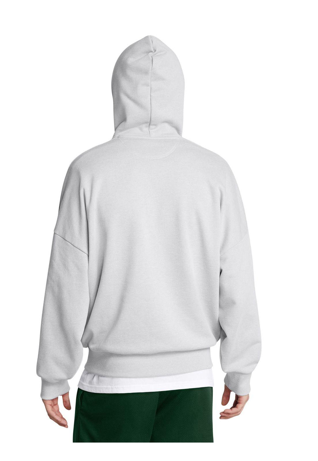 Polerón Oversize  UA Icon para hombre Gris-4