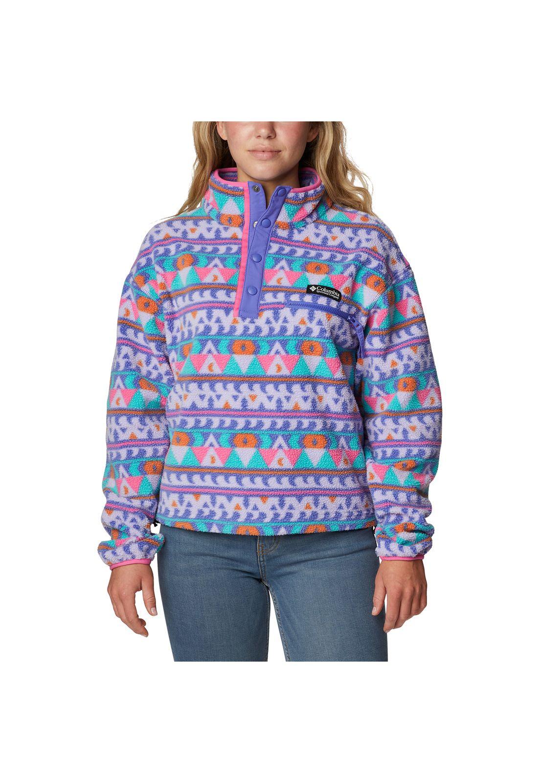 Polar Mujer Helvetia Half Snap Morado-0