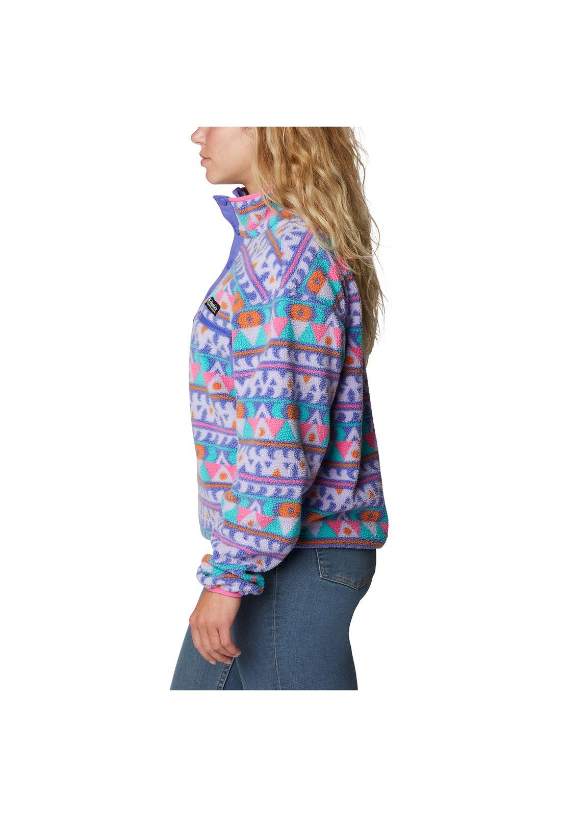 Polar Mujer Helvetia Half Snap Morado-4