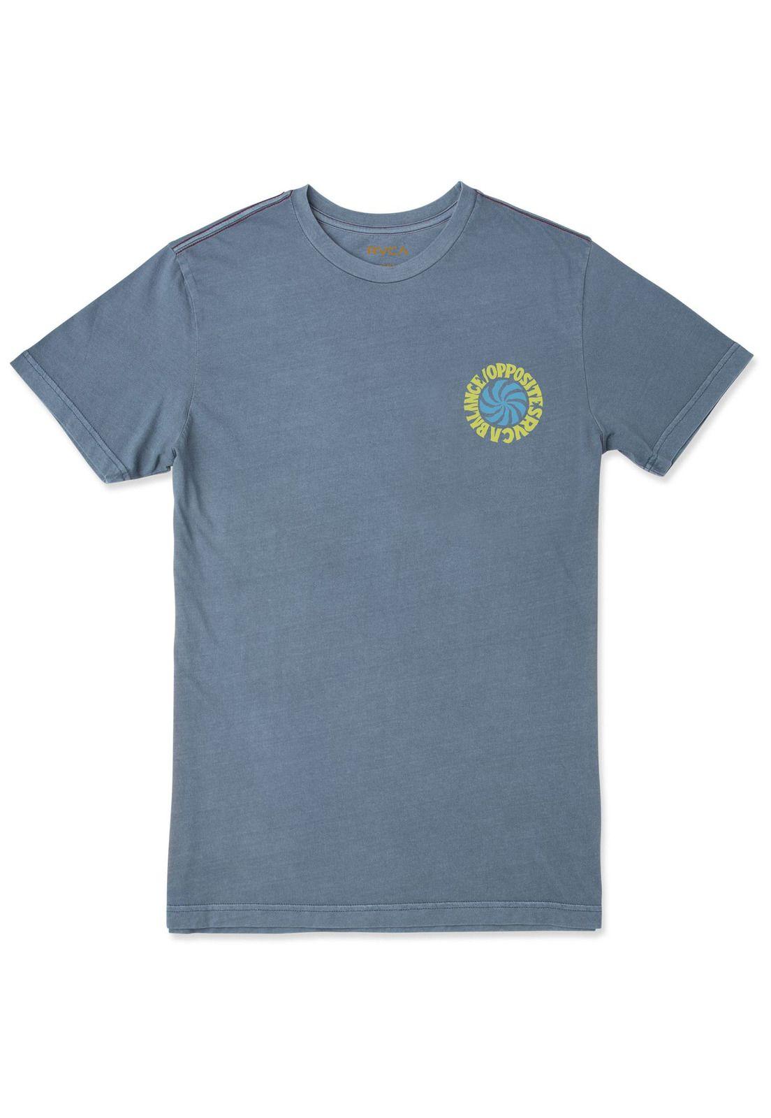 Polera M/C Masculino Rvcafied Ss Azul-0