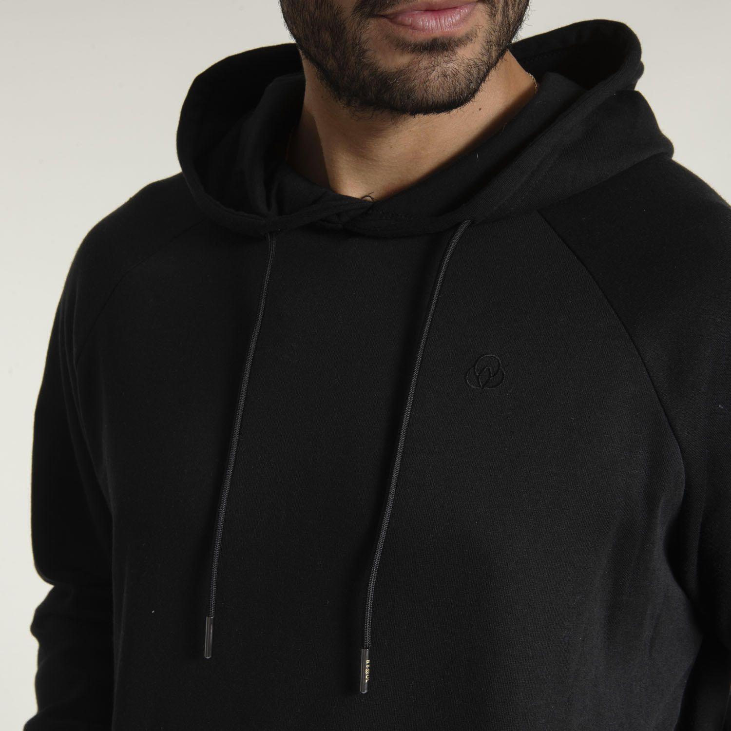 Polerón Hombre Hoodie Closed Negro-3