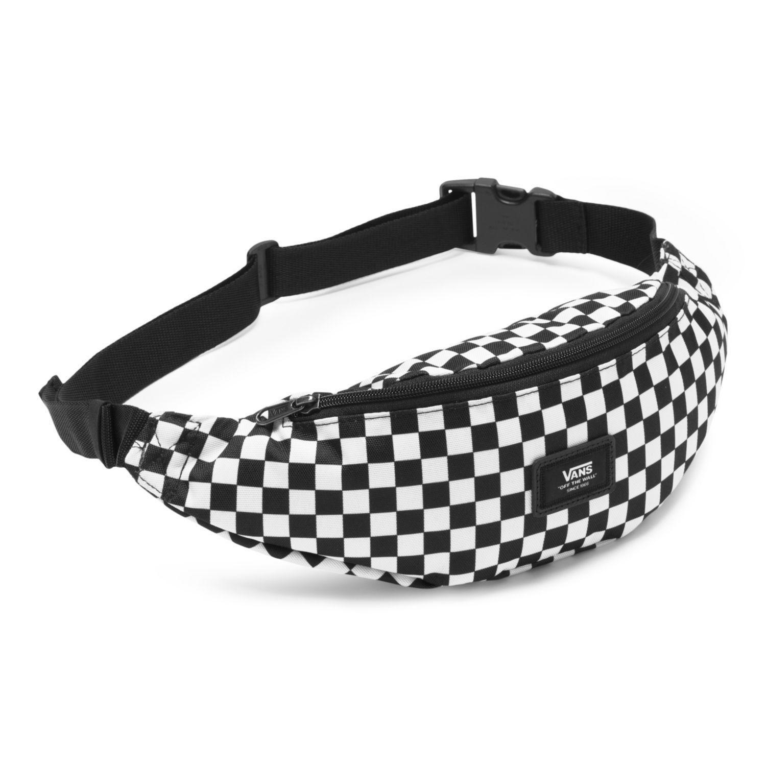 mochila hombre mini ward cross body Negro/Blanco-0