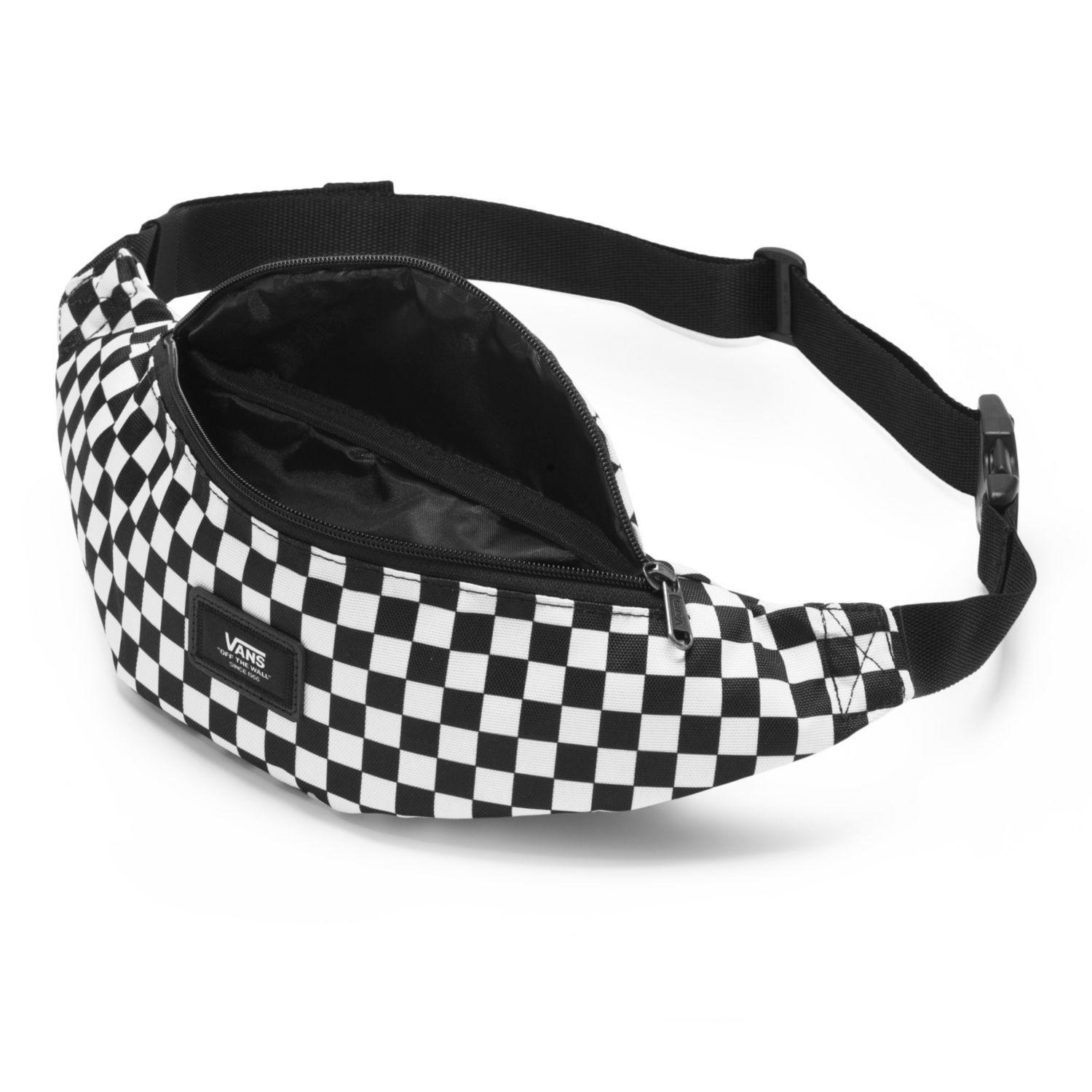 mochila hombre mini ward cross body Negro/Blanco-1