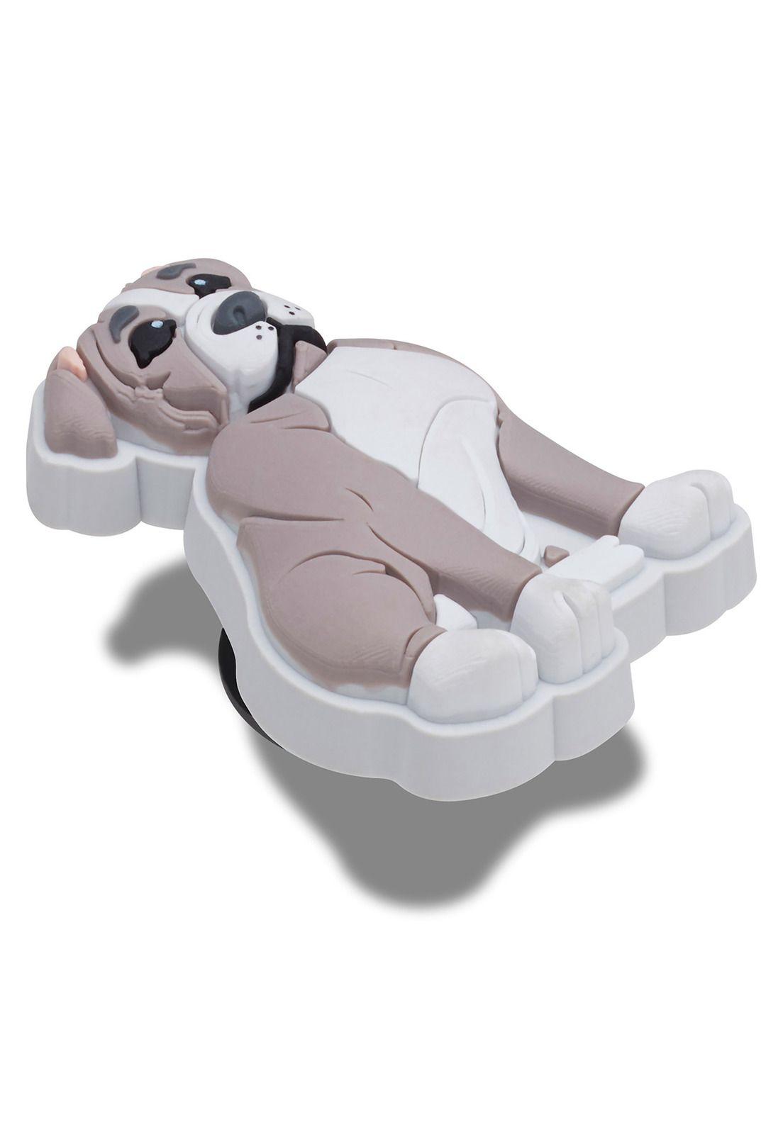 Jibbitz Crocs Perro Bulldog Gris-2