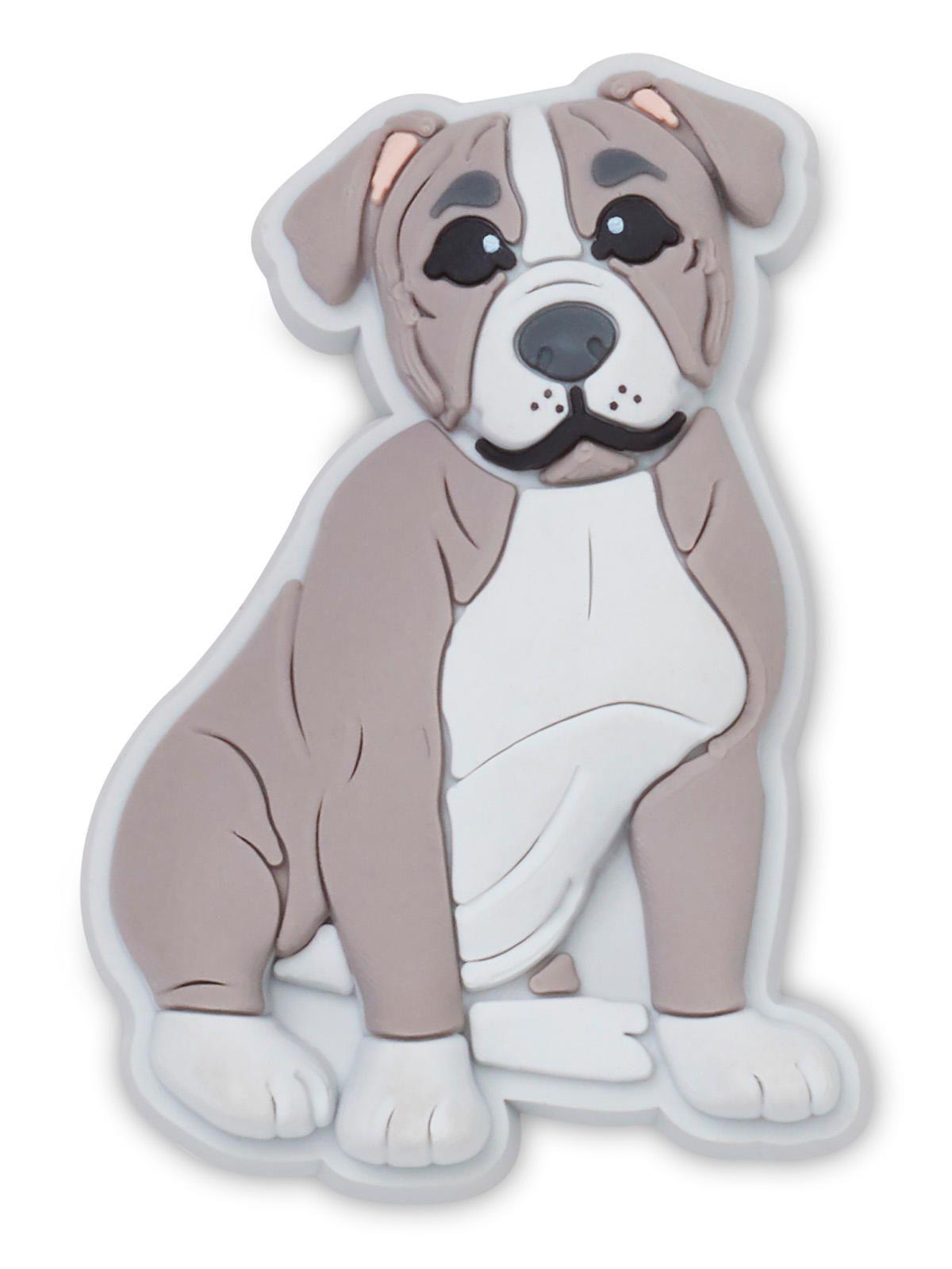 Jibbitz Crocs Perro Bulldog Gris-0