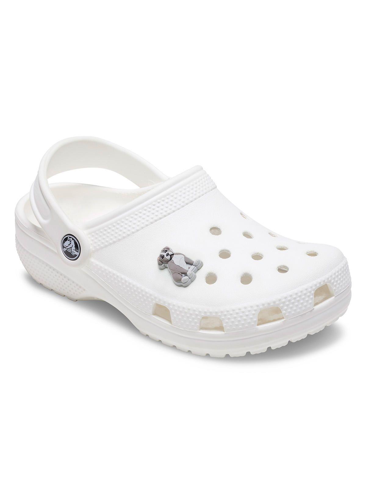 Jibbitz Crocs Perro Bulldog Gris-1