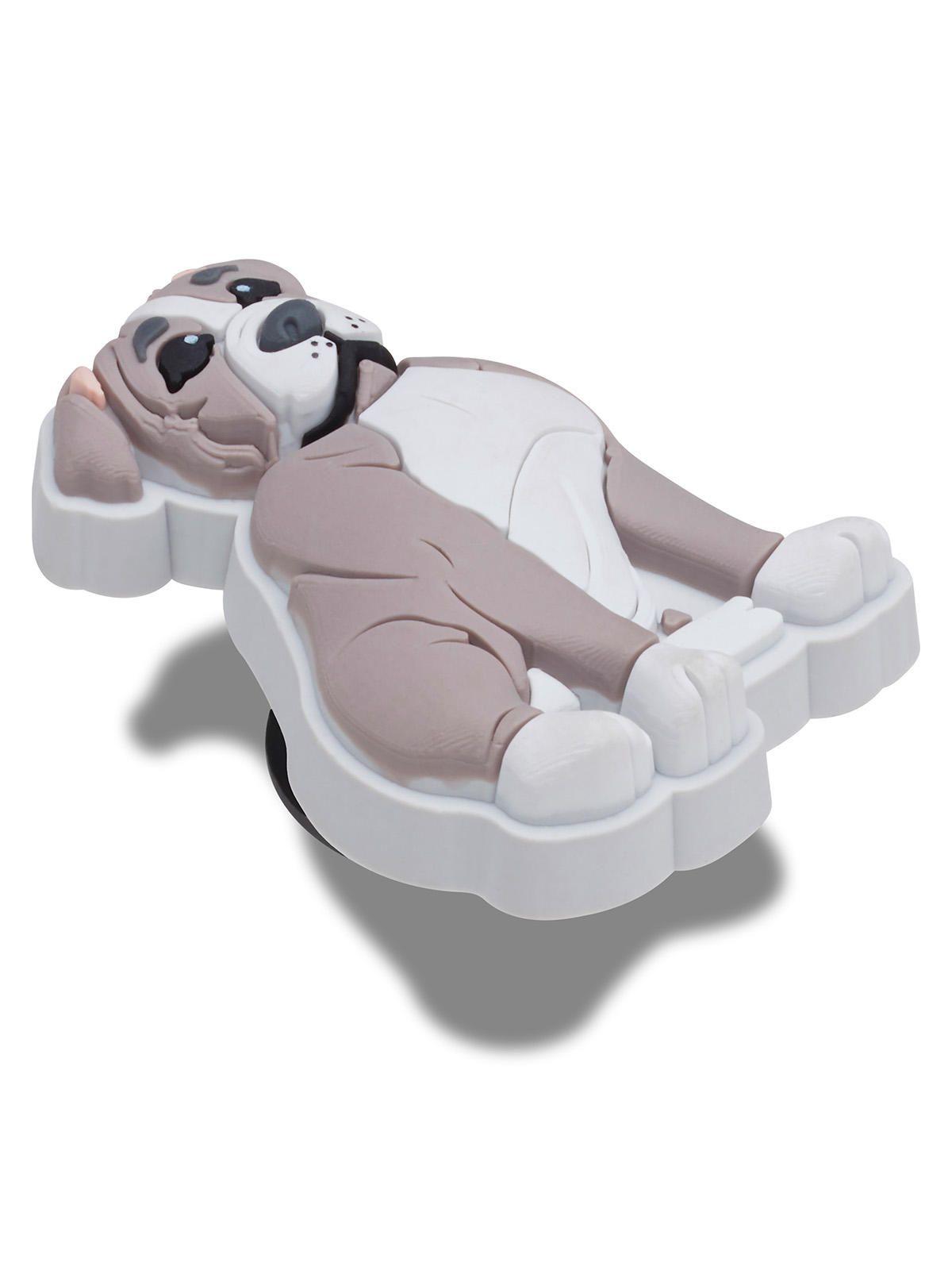 Jibbitz Crocs Perro Bulldog Gris-2