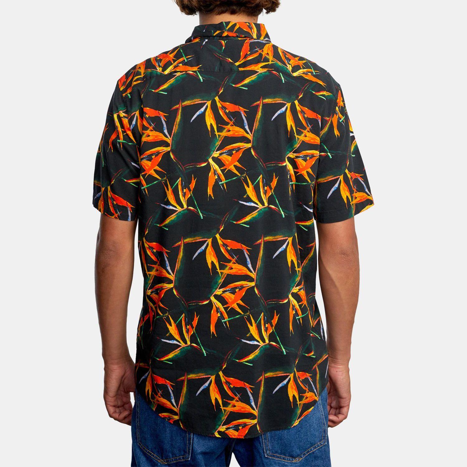 Camisa M/C Hombre Byrd Of Paradis Negro-1