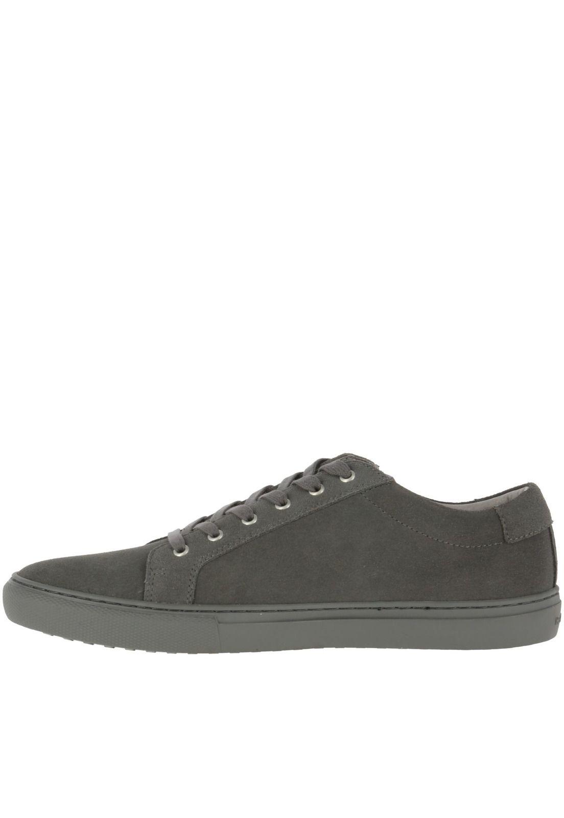 Zapatilla Cuero Larston Gris-2