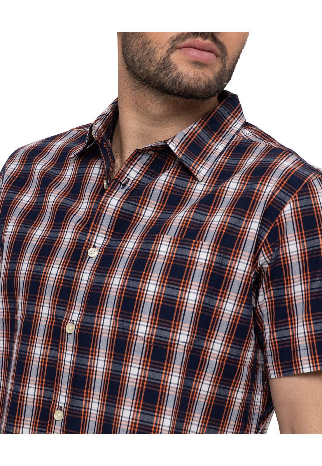 Camisa M/C Foundation Ss Shirt Rojo Hombre-3