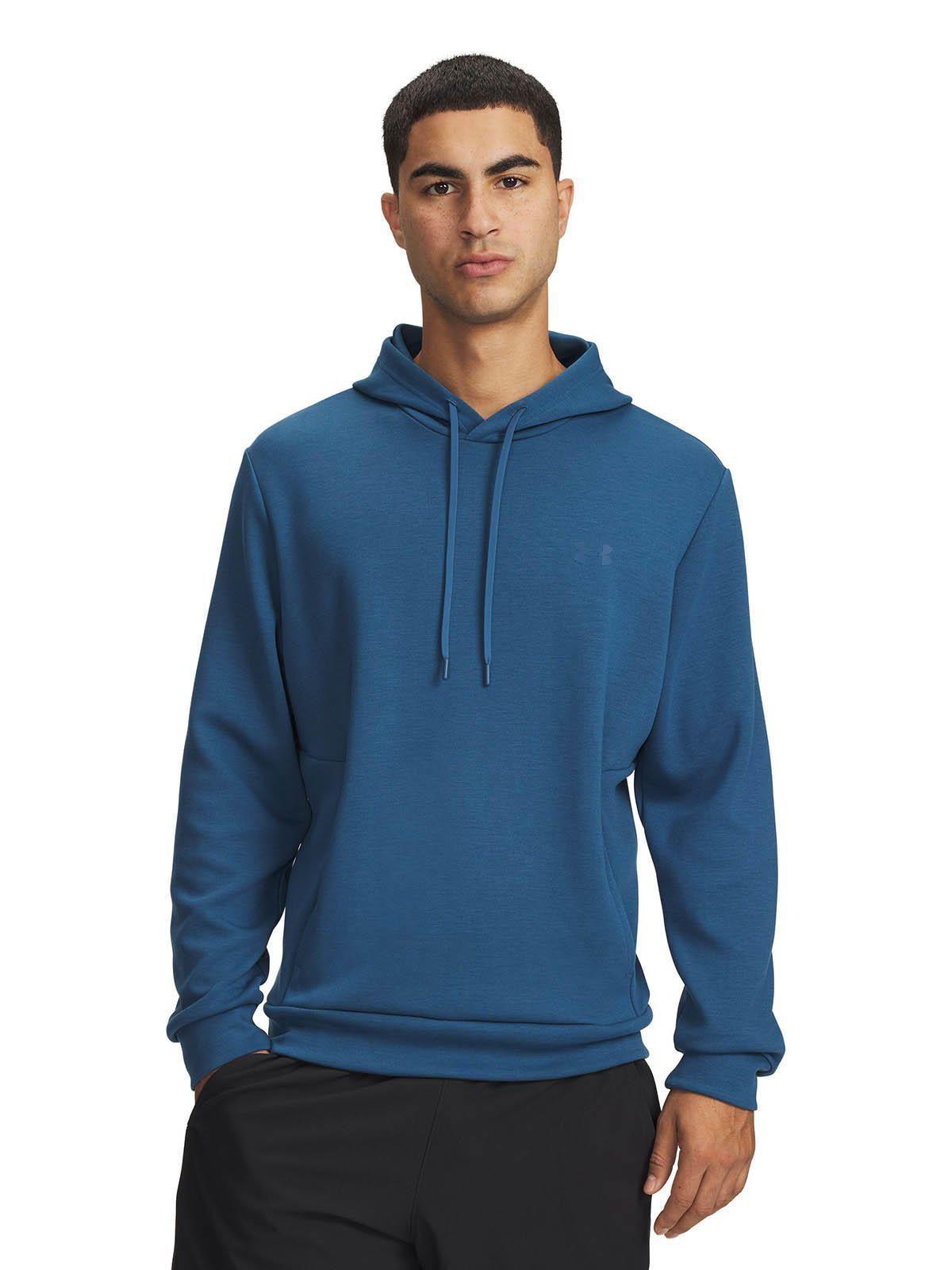 Poleron UA Vanish Fleece Hoodie Azul Hombre-0