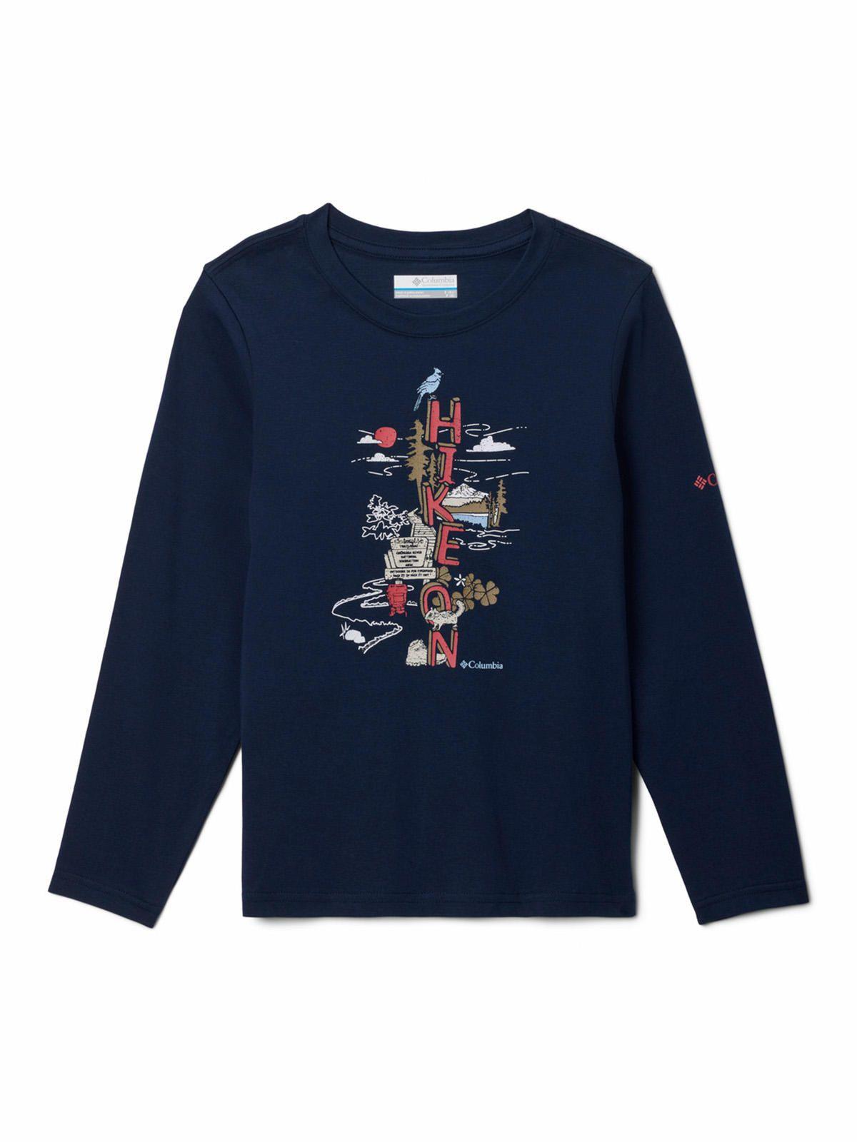 Polera ML Niño Dobson Pass Graphic Azul-0