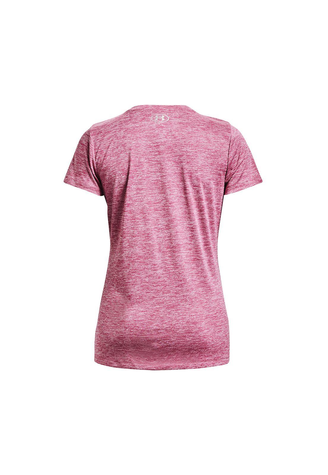 Polera M/C Mujer Tch Twst Scrpt Wm Ss Rosa-1