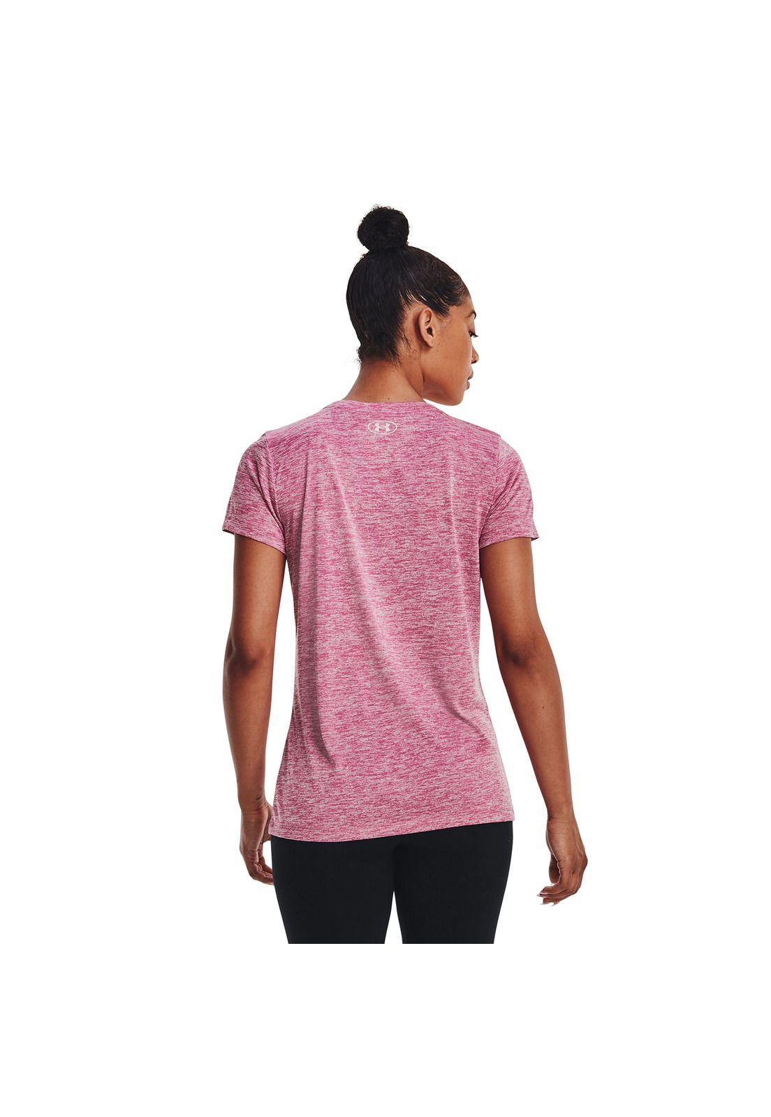 Polera M/C Mujer Tch Twst Scrpt Wm Ss Rosa-3