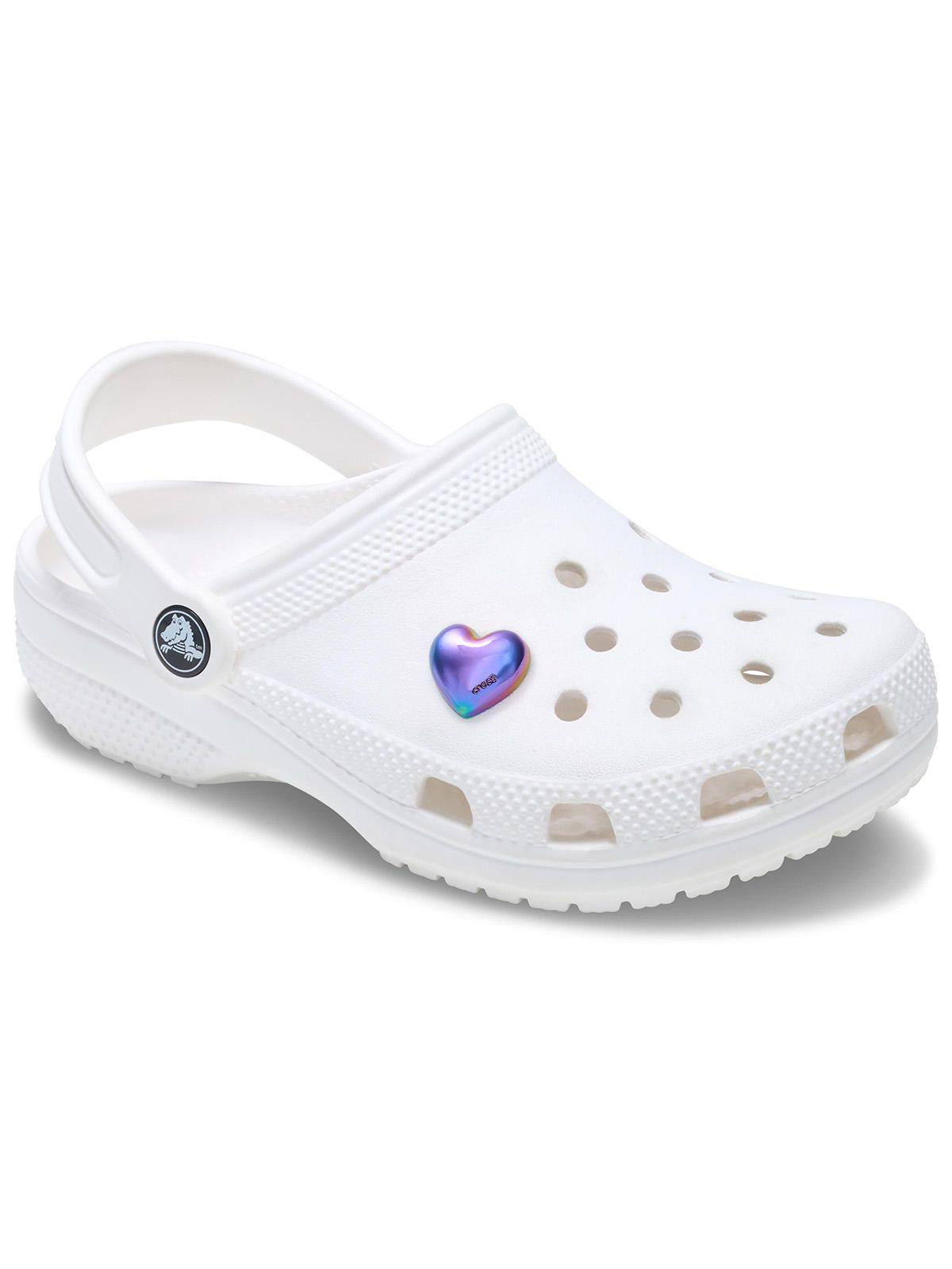 Jibbitz Corazón Tornasol Metalizada Crocs-2