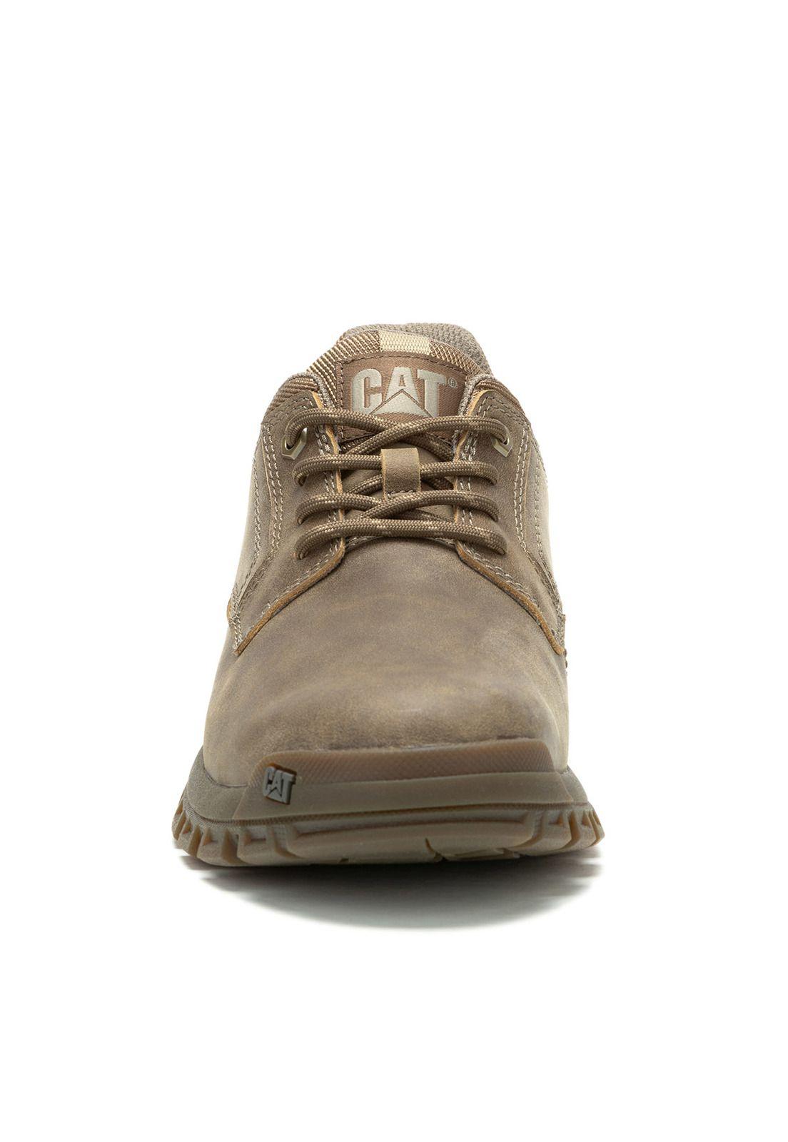 Zapatilla Cuero Hombre Threshold Low Café Oscuro-4