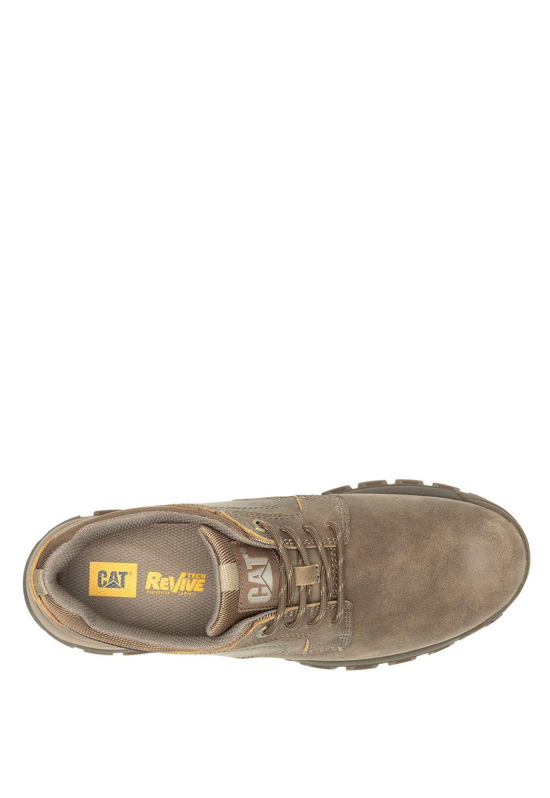 Zapatilla Cuero Hombre Threshold Low Café Oscuro-6