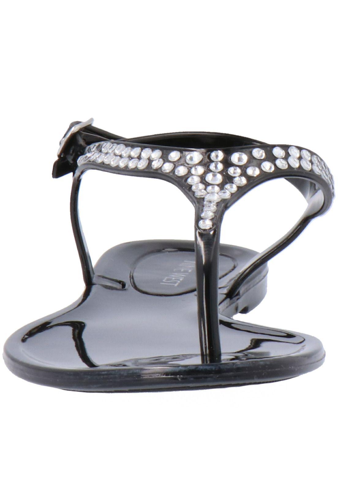 Sandalia Jellykiss Negro Mujer-2