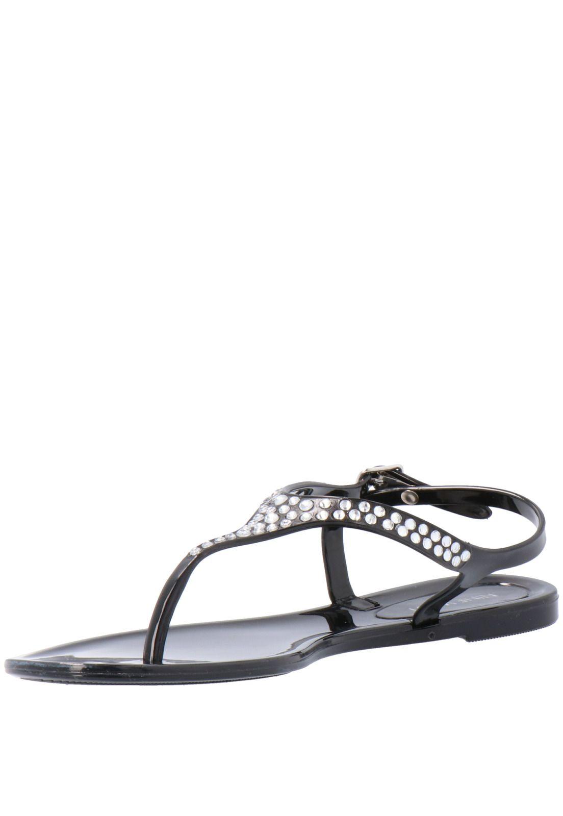 Sandalia Jellykiss Negro Mujer-3