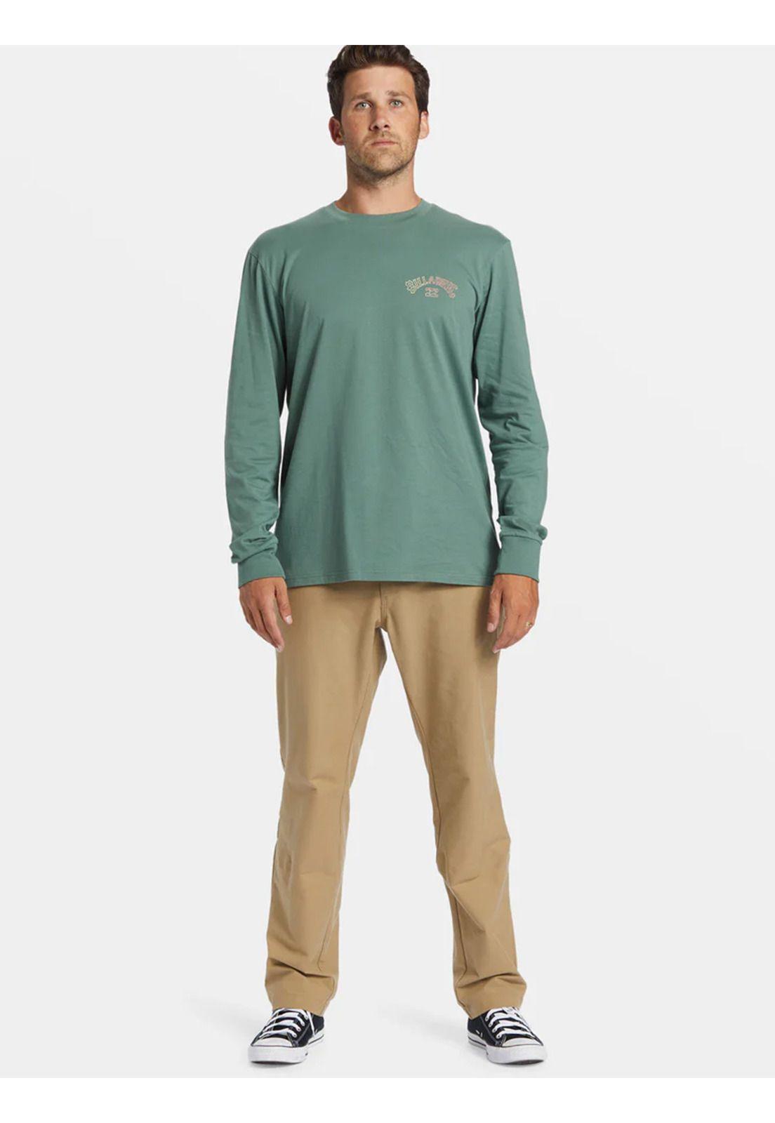 Polera Hombre Arch Fills Verde-3