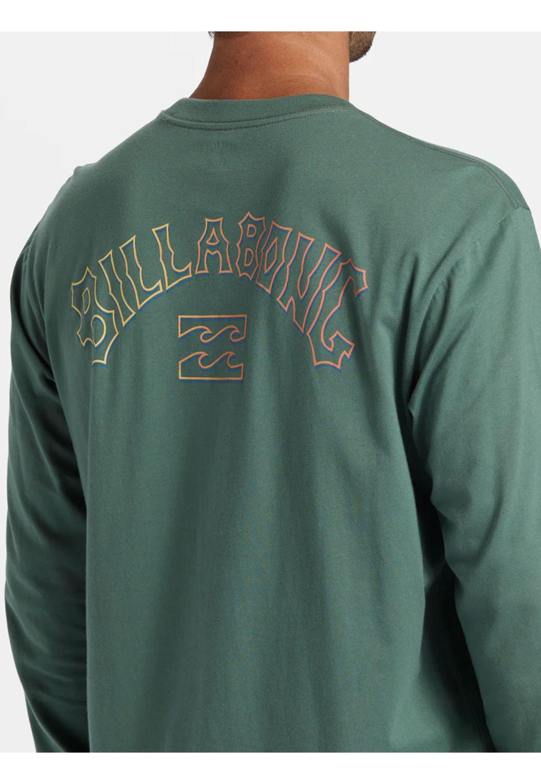 Polera Hombre Arch Fills Verde-4