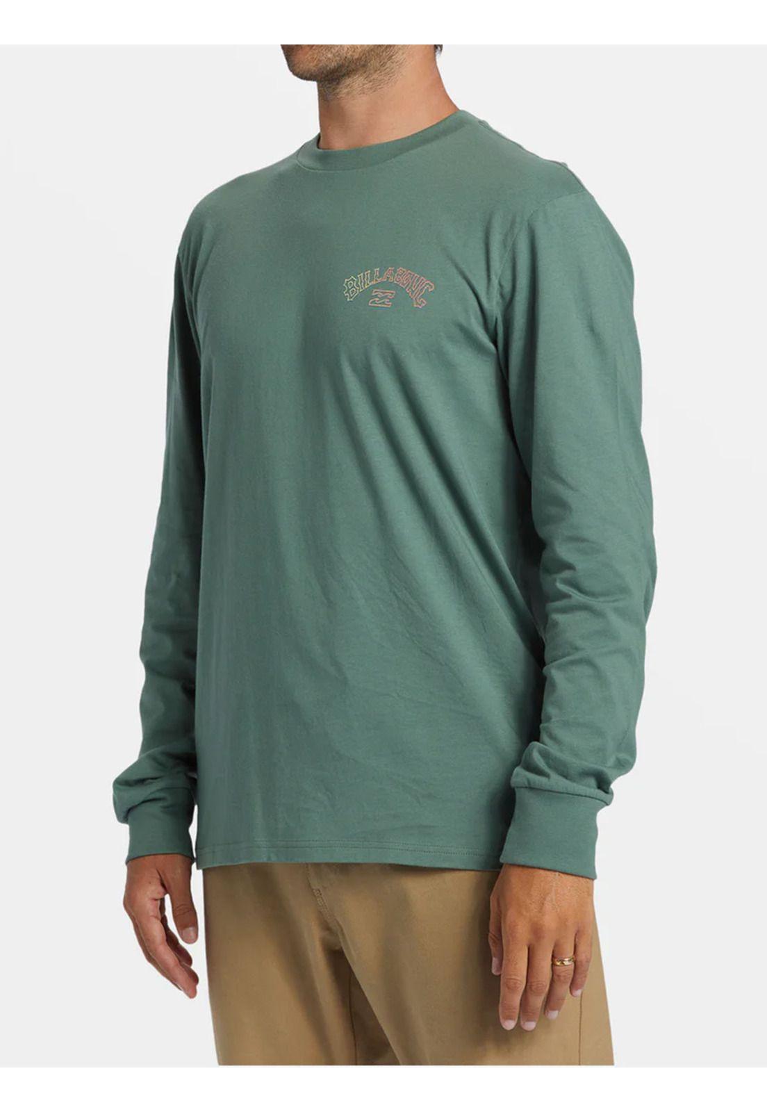 Polera Hombre Arch Fills Verde-5