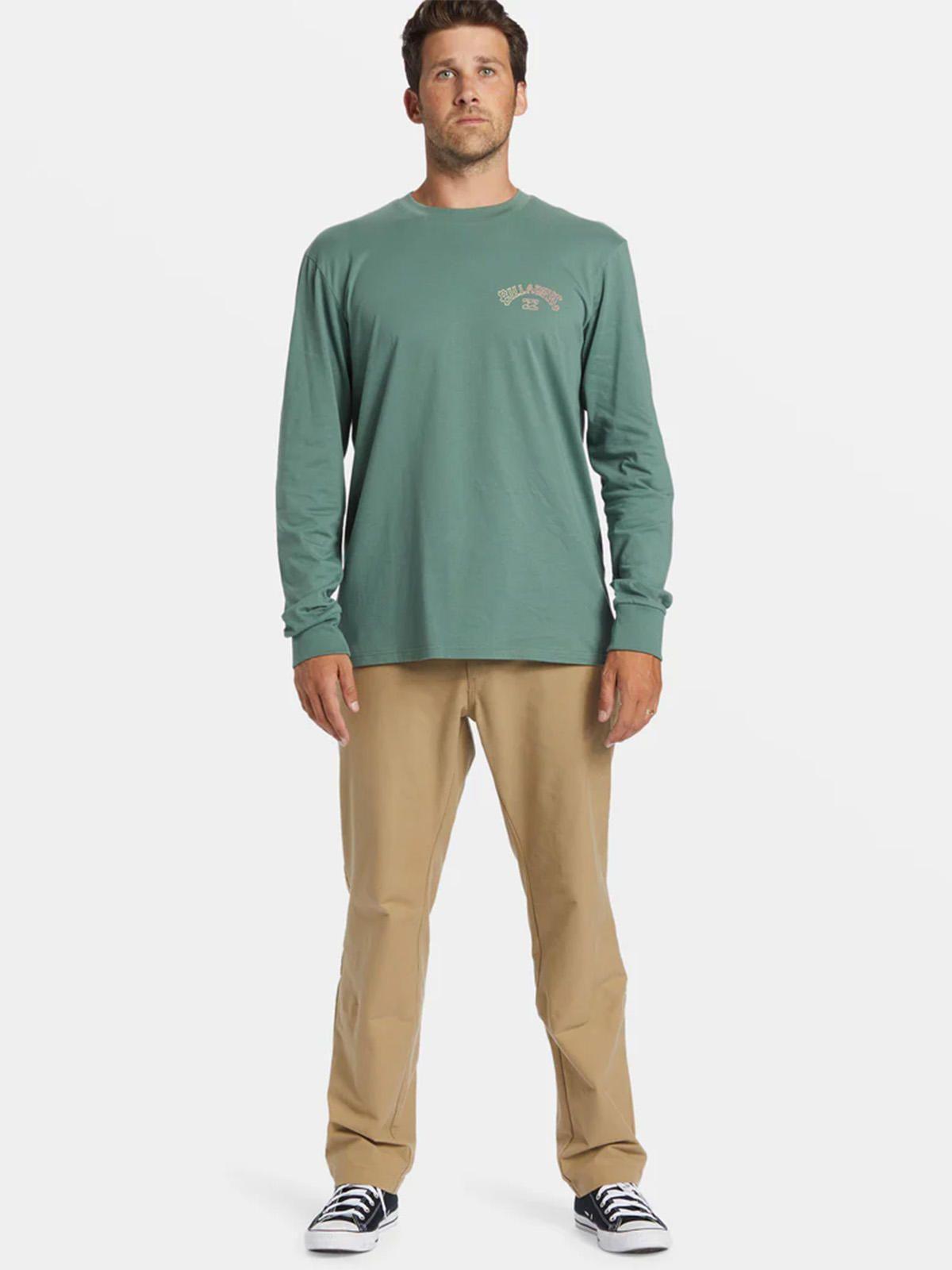 Polera Hombre Arch Fills Verde-3