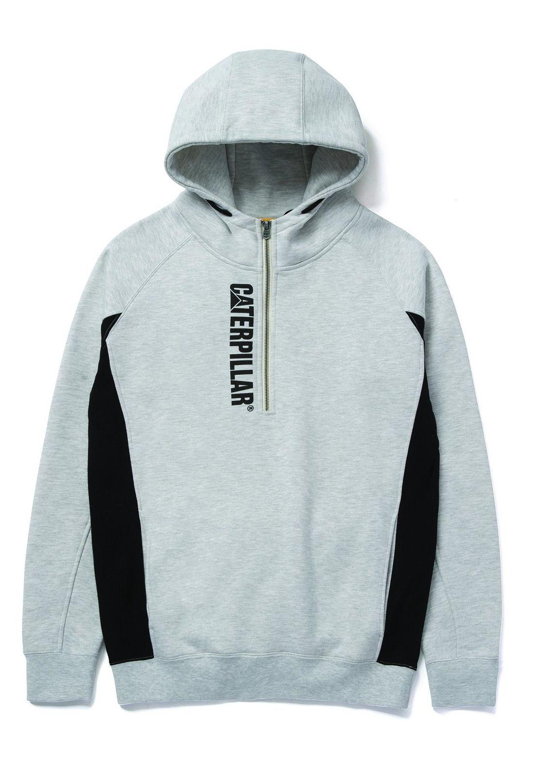 Polerón Thompson Quarter Zip Hombre Gris-0