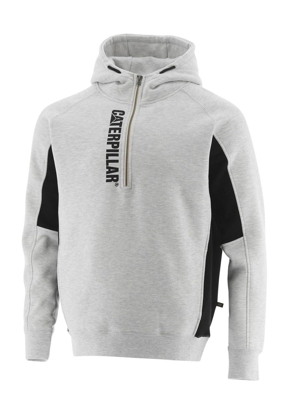 Polerón Thompson Quarter Zip Hombre Gris-1