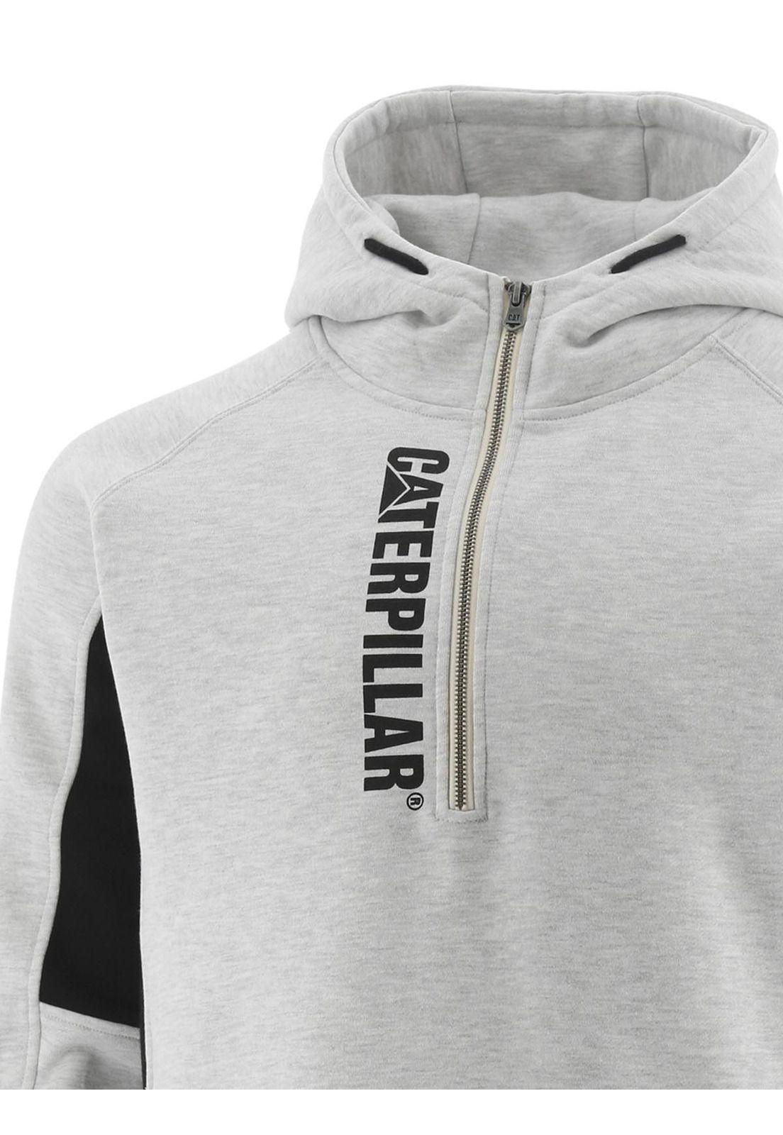 Polerón Thompson Quarter Zip Hombre Gris-2