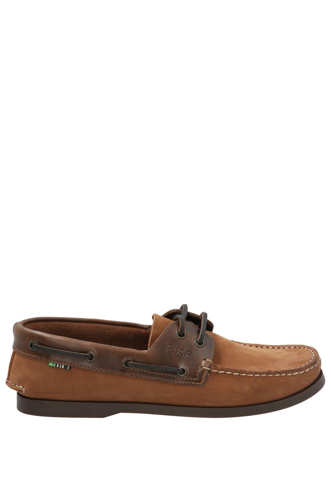 Zapato Cuero Hombre Boat Chocolate-0