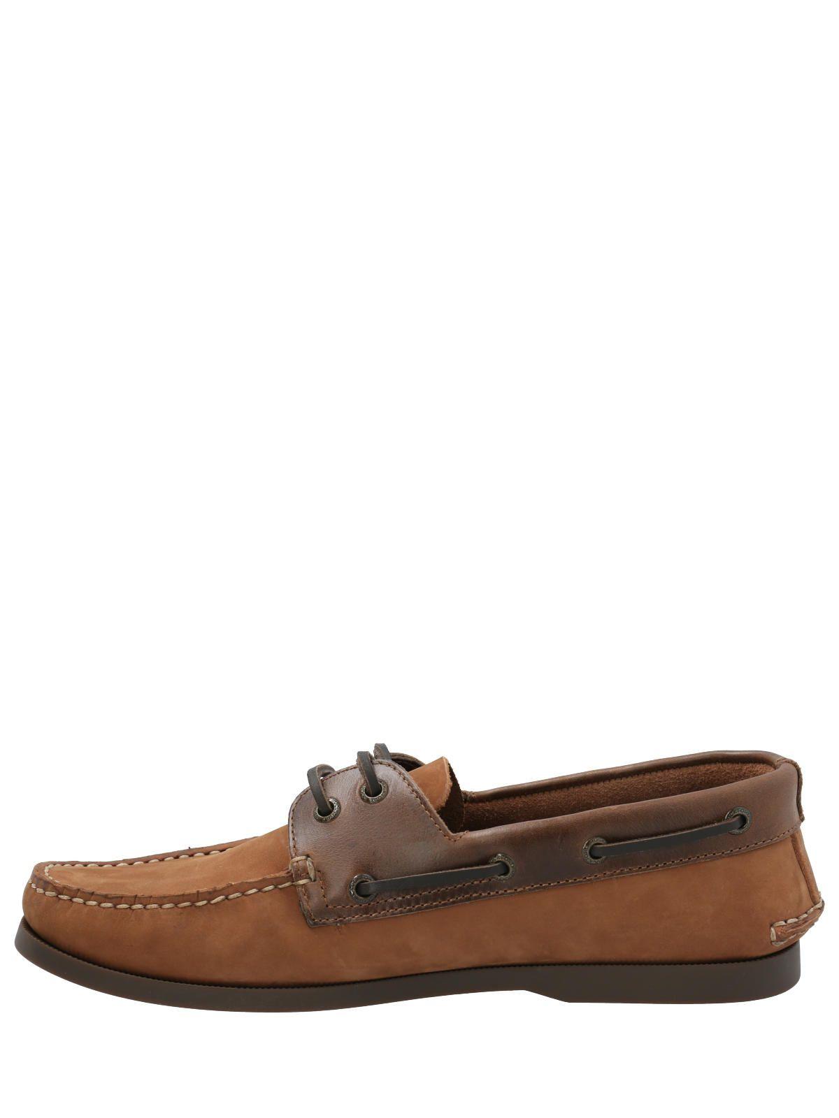 Zapato Cuero Hombre Boat Chocolate-5
