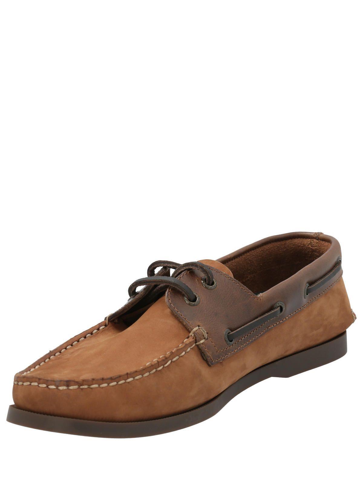 Zapato Cuero Hombre Boat Chocolate-4