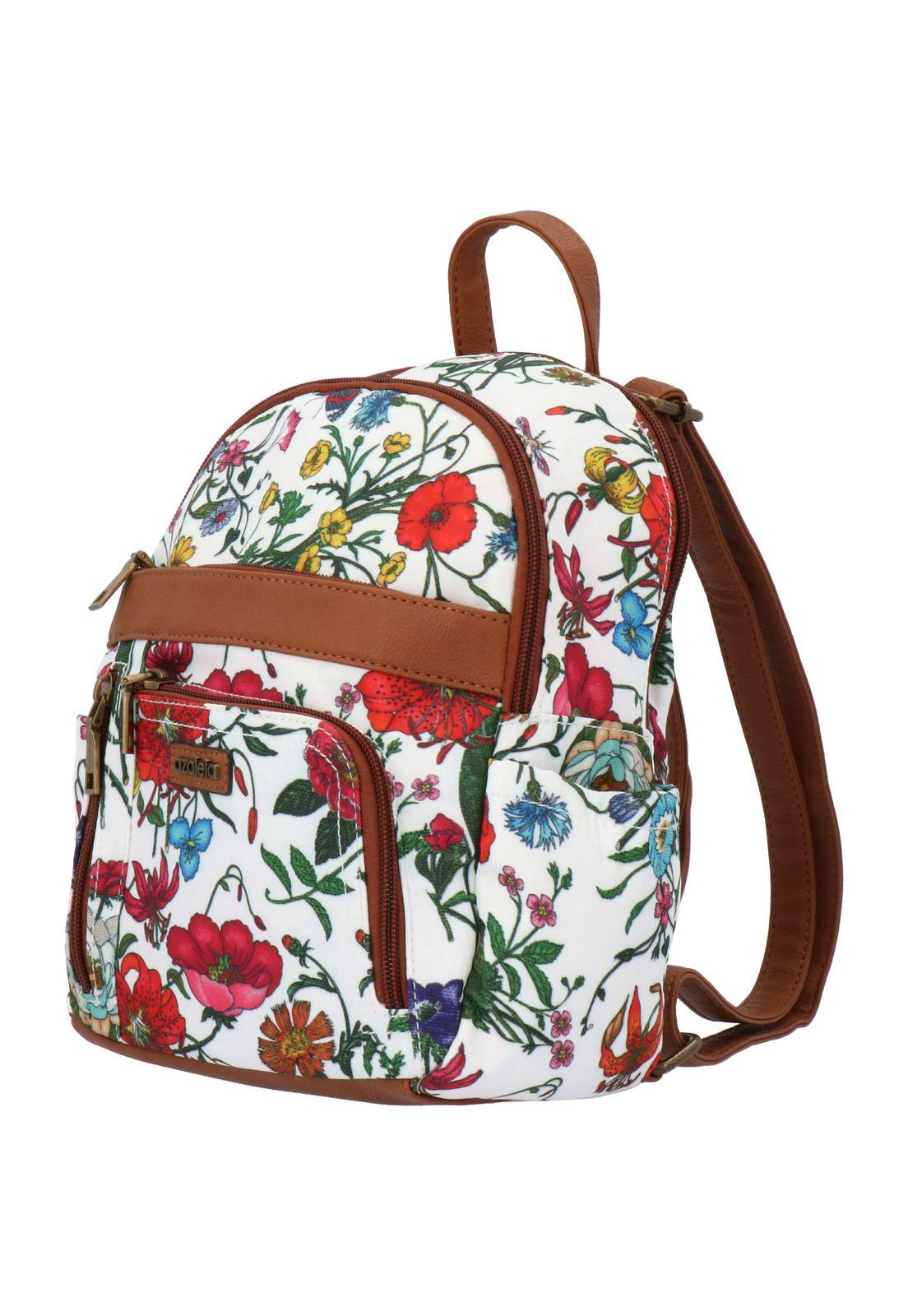 Mochila Mujer Flower Back Multicolor Mujer-1