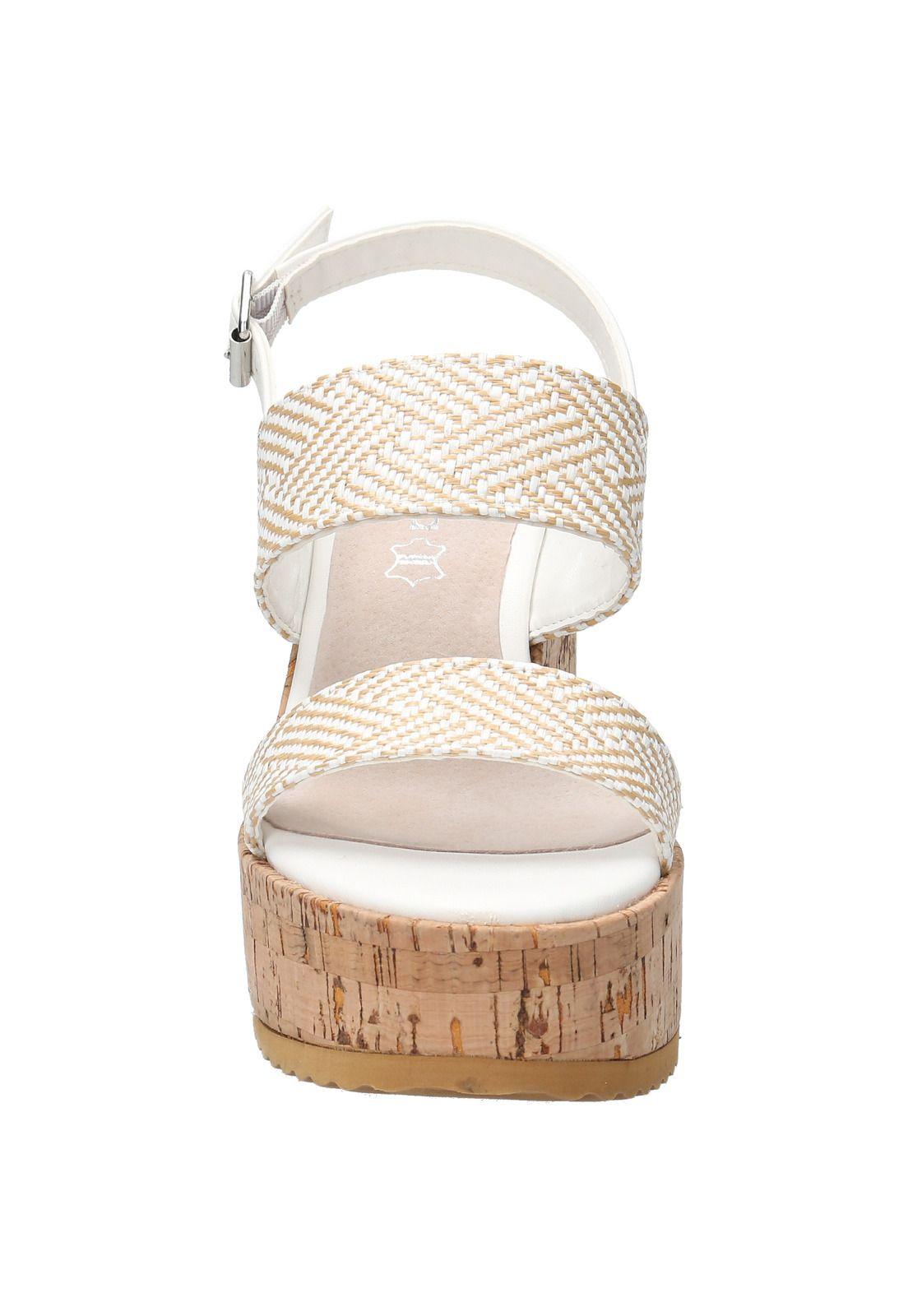 Sandalia Hatria Blanco Mujer-3