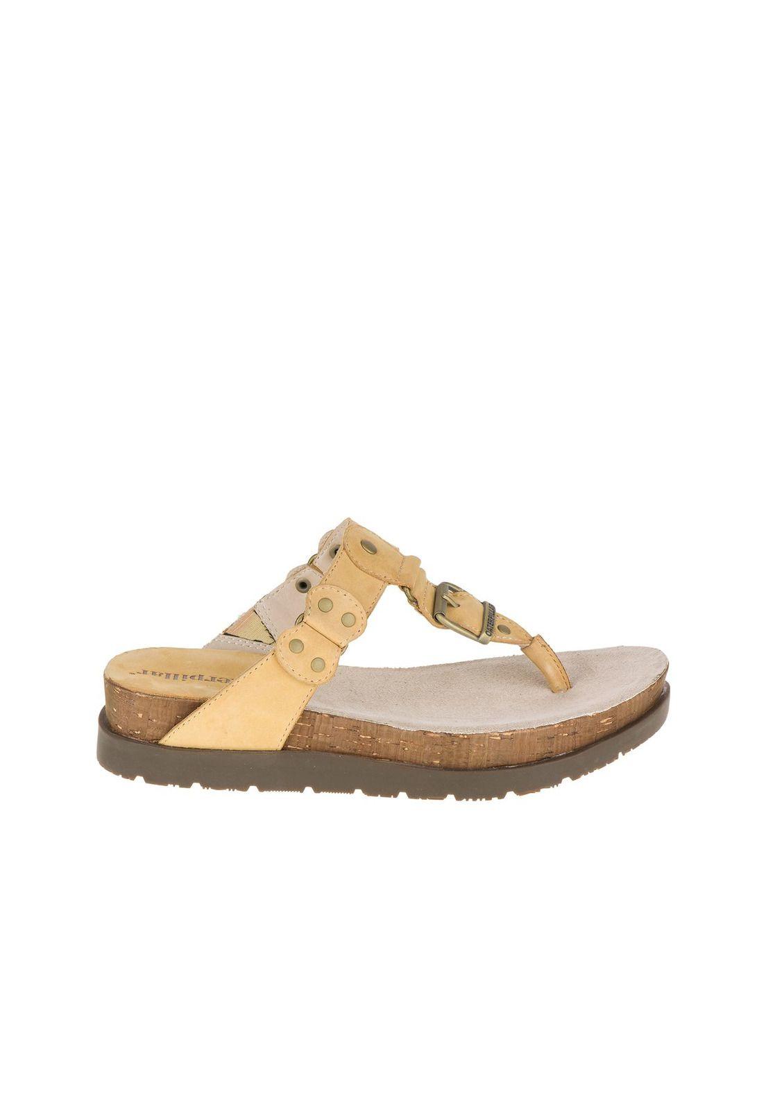 Sandalia Mujer Casual Sonora Crema-1