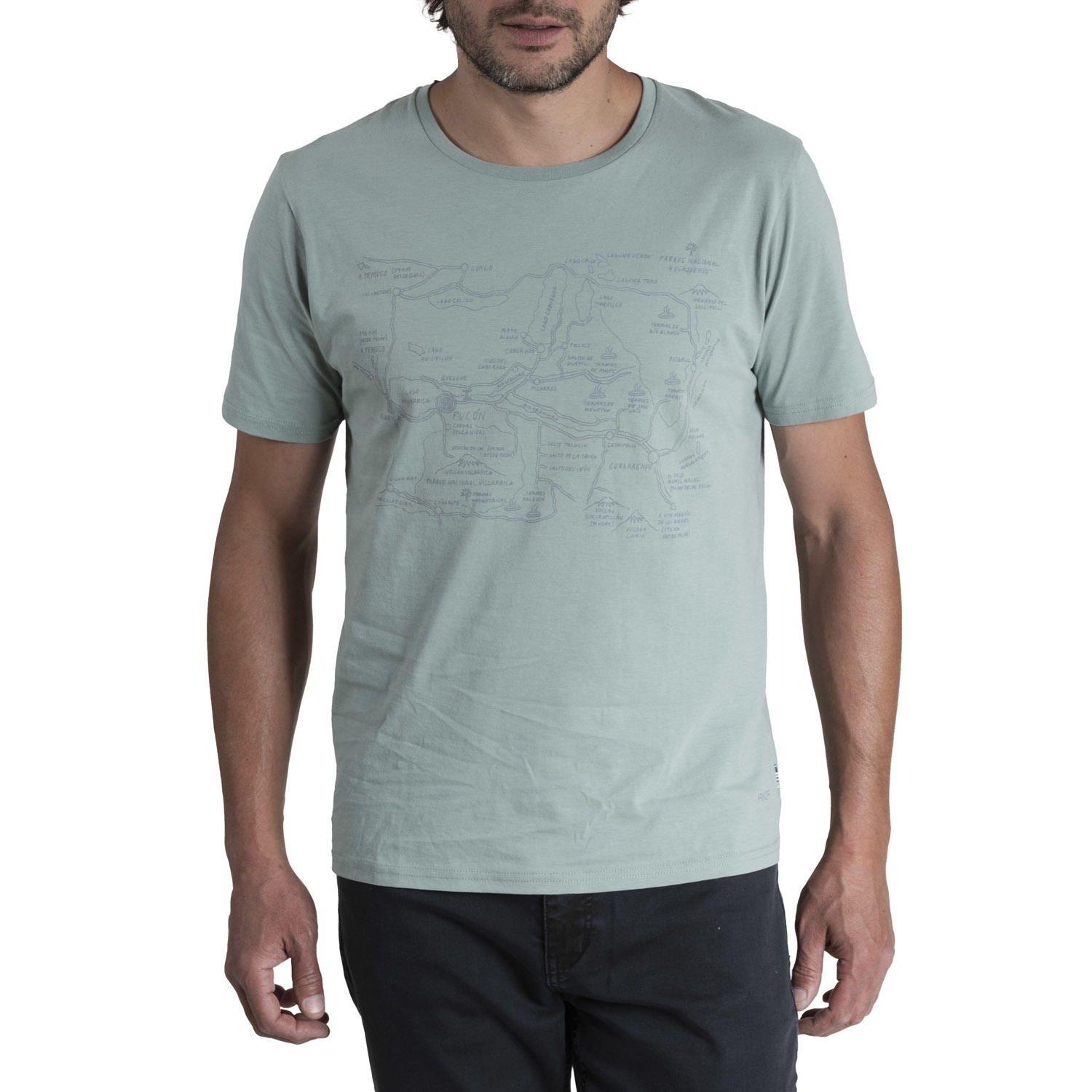 Polera Hombre Algodón Organic Verde Liso-0