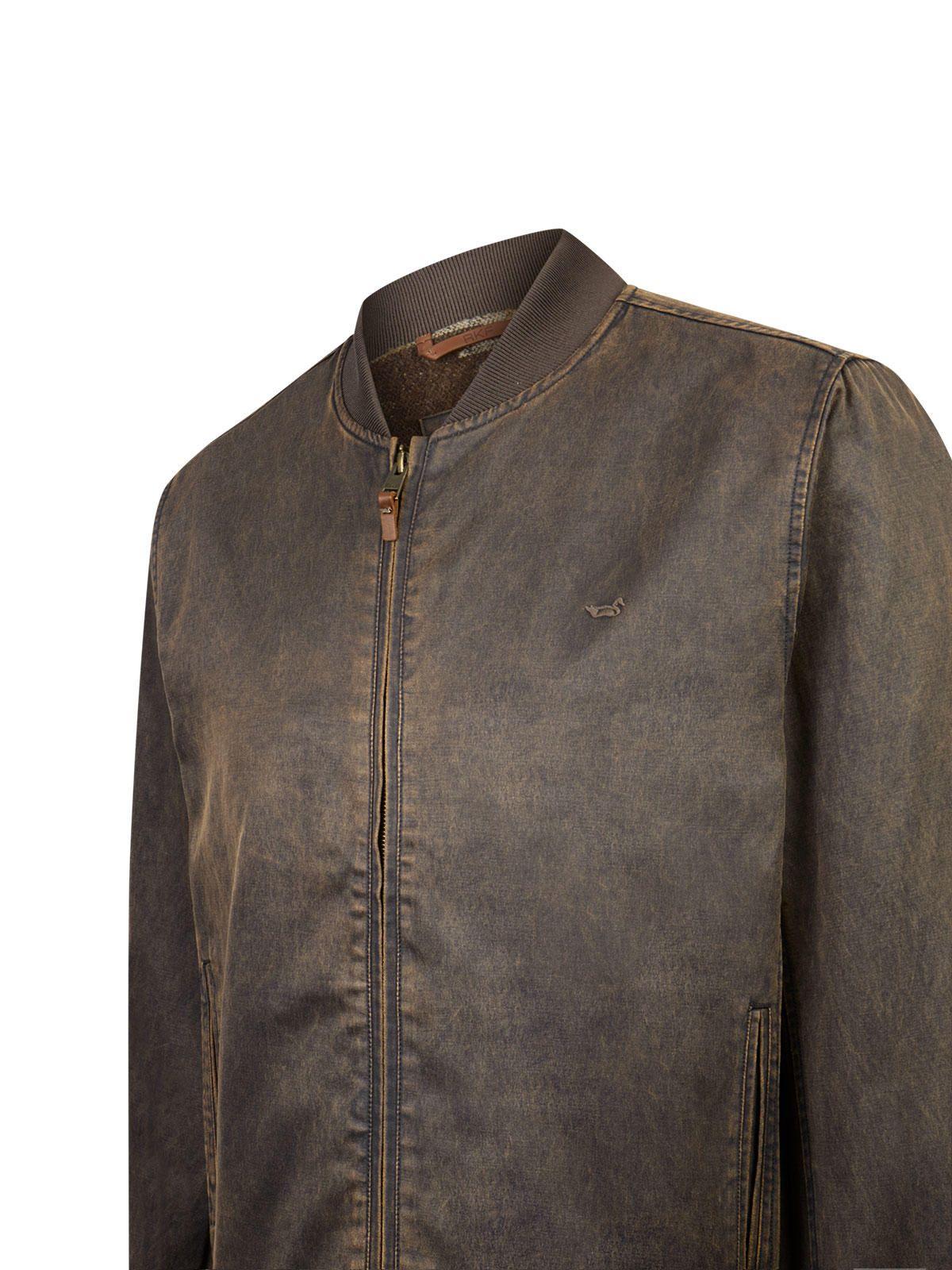 Chaqueta Algodón Hombre Albor Café-3