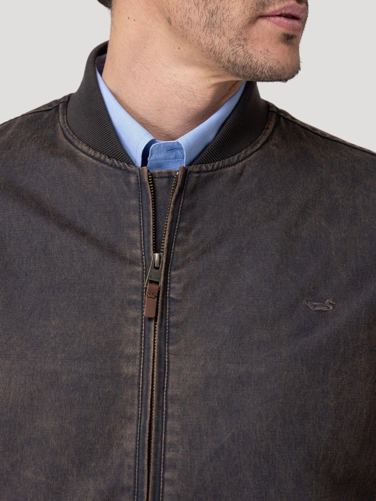 Chaqueta Algodón Hombre Albor Café-7