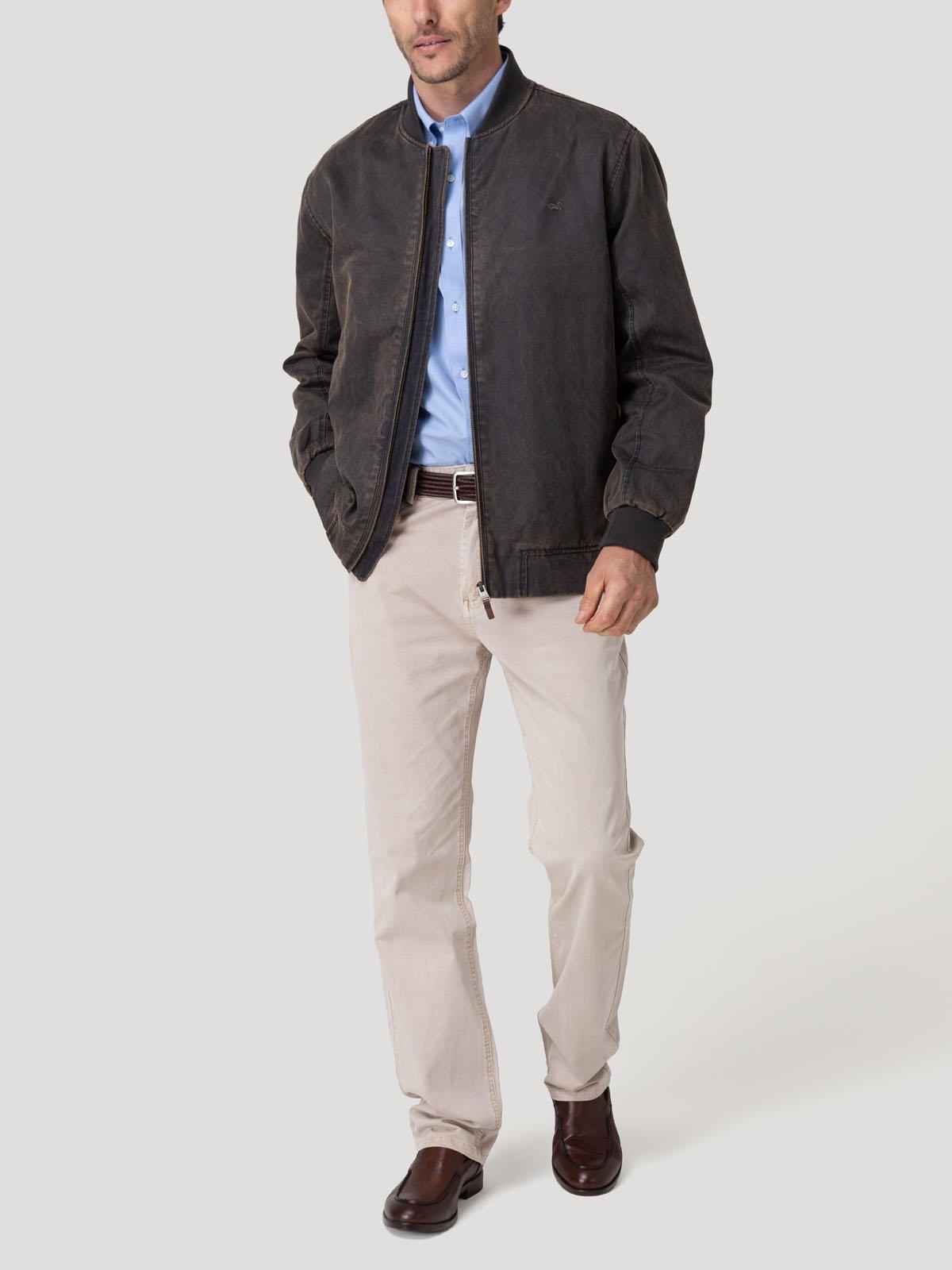 Chaqueta Algodón Hombre Albor Café-8