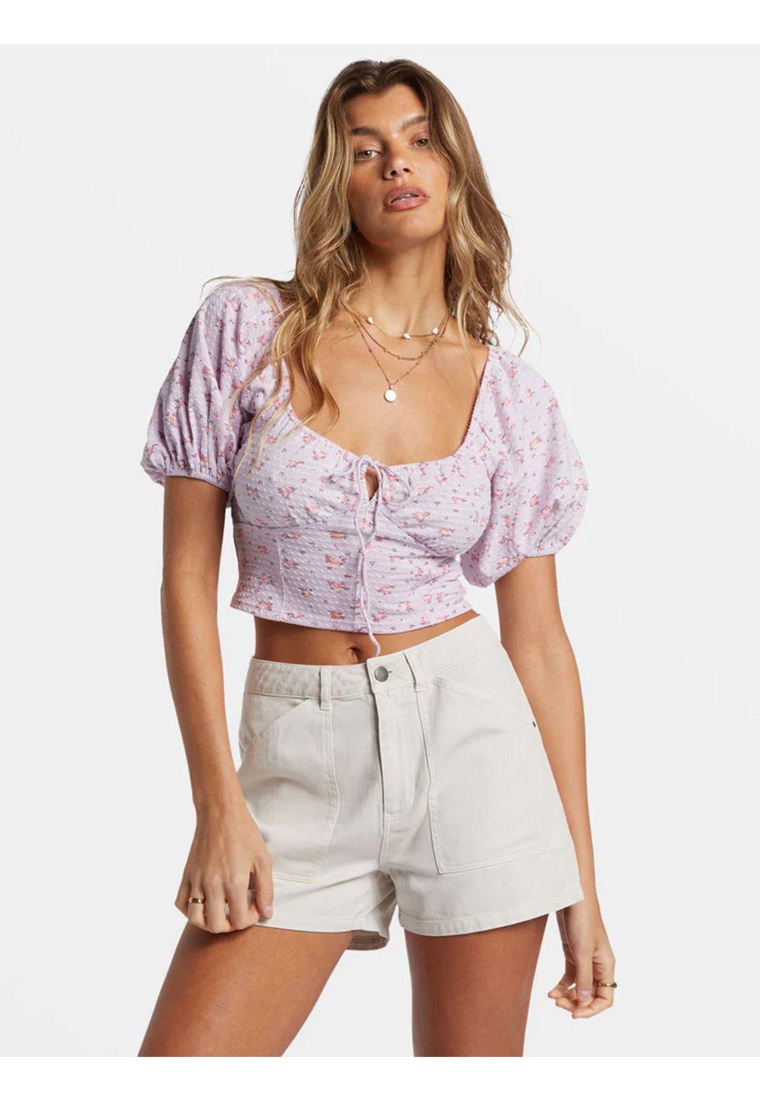 Blusa Manga Larga Lila Mujer Posy Lila-0