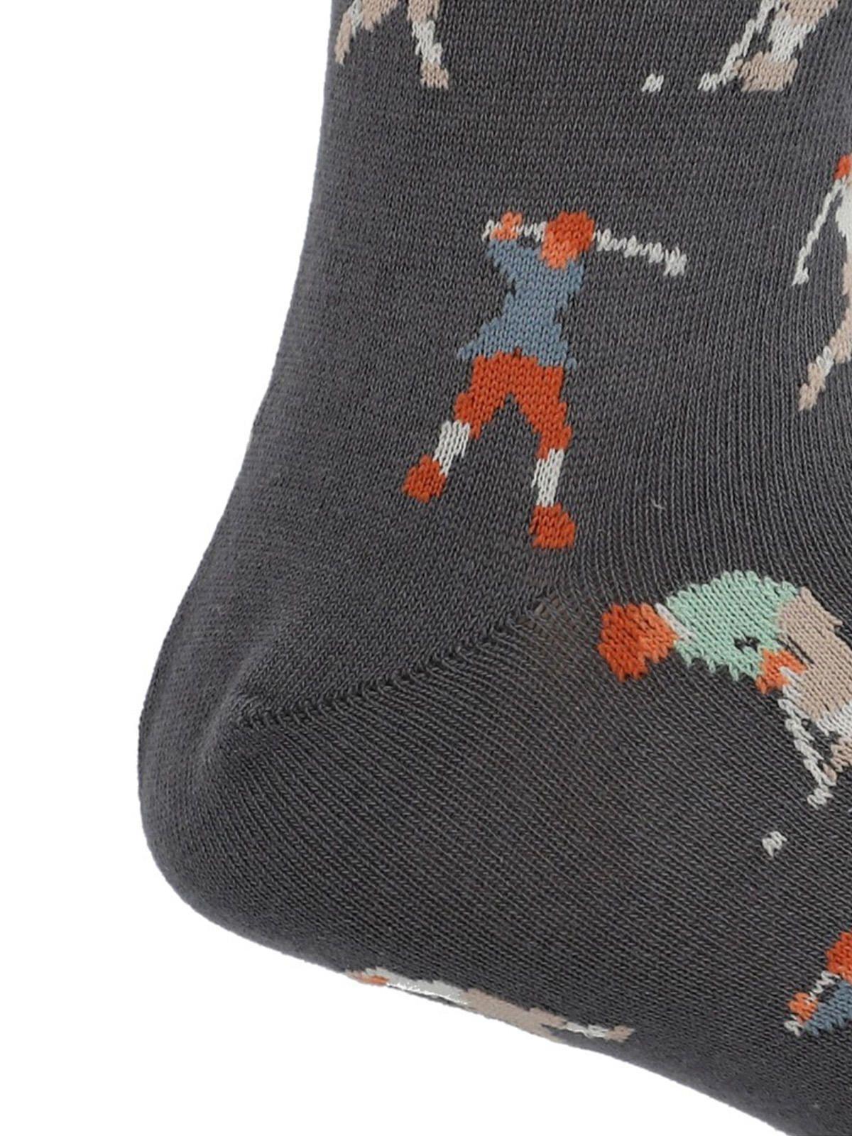 Calcetín Algodón Hombre C Golfer Gris-1