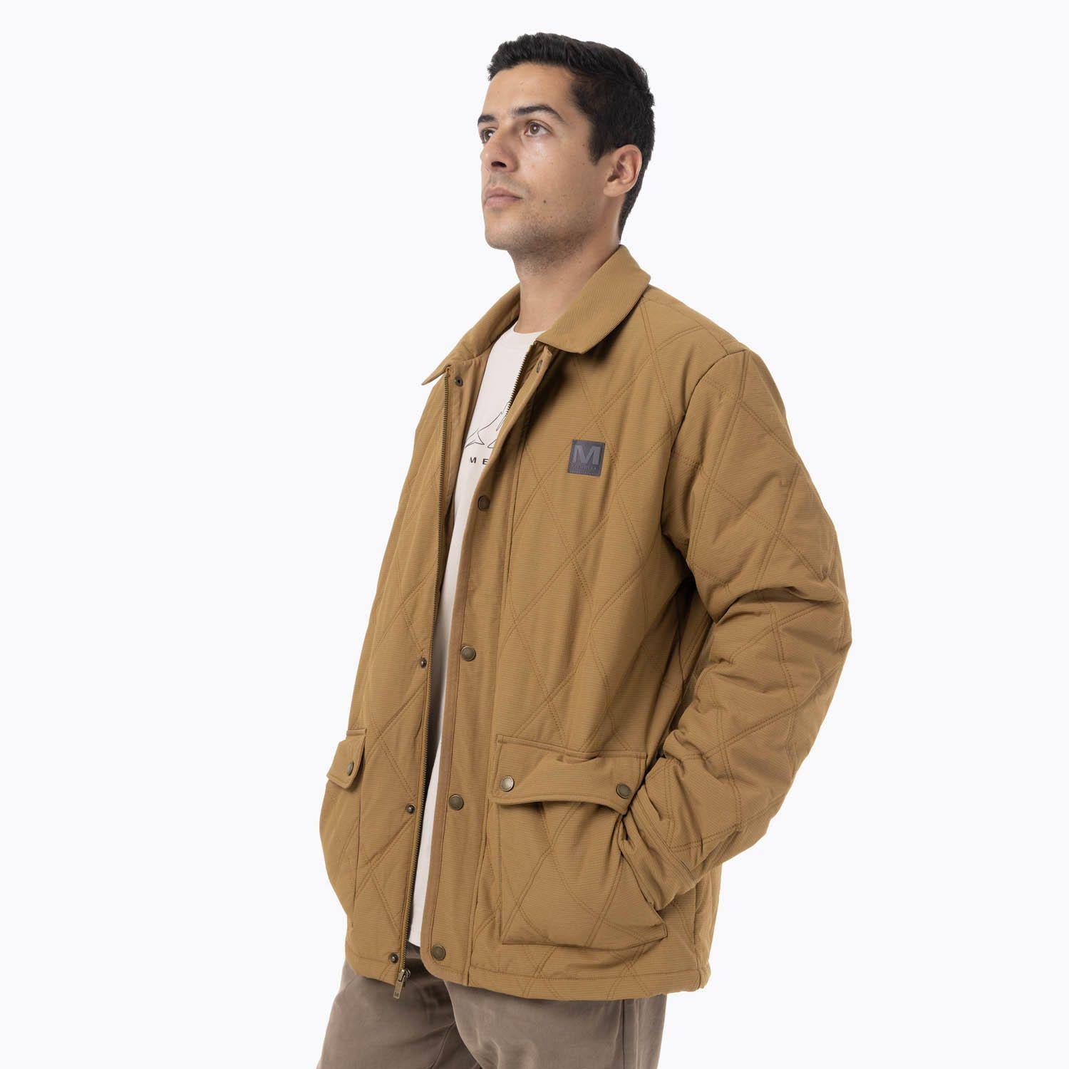 Chaqueta Hombre Halees Full Zipper Mostaza-1