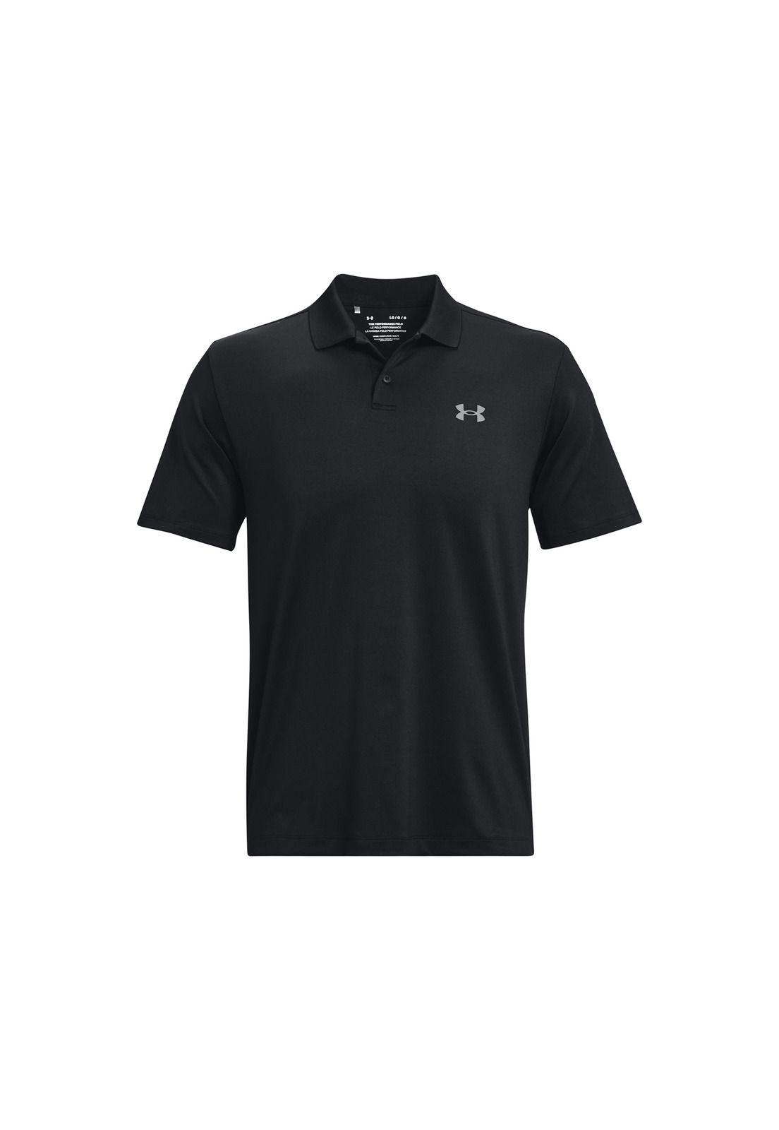 Polo Golf Performance 3 Negro Hombre-0